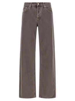 Agolde Jeans aus Baumwolle in Lila, Relaxed Fit