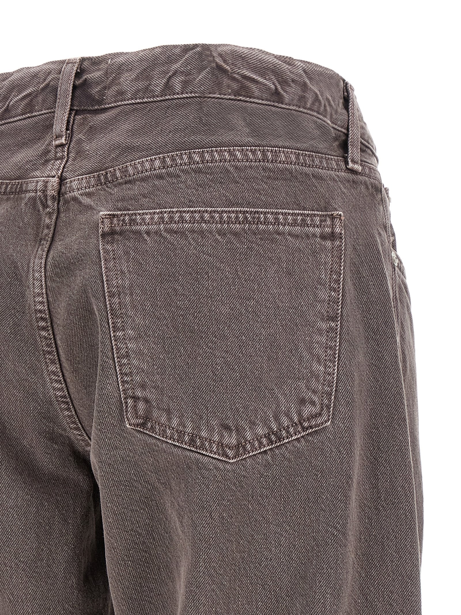 Agolde Jeans aus Baumwolle in Lila, Relaxed Fit