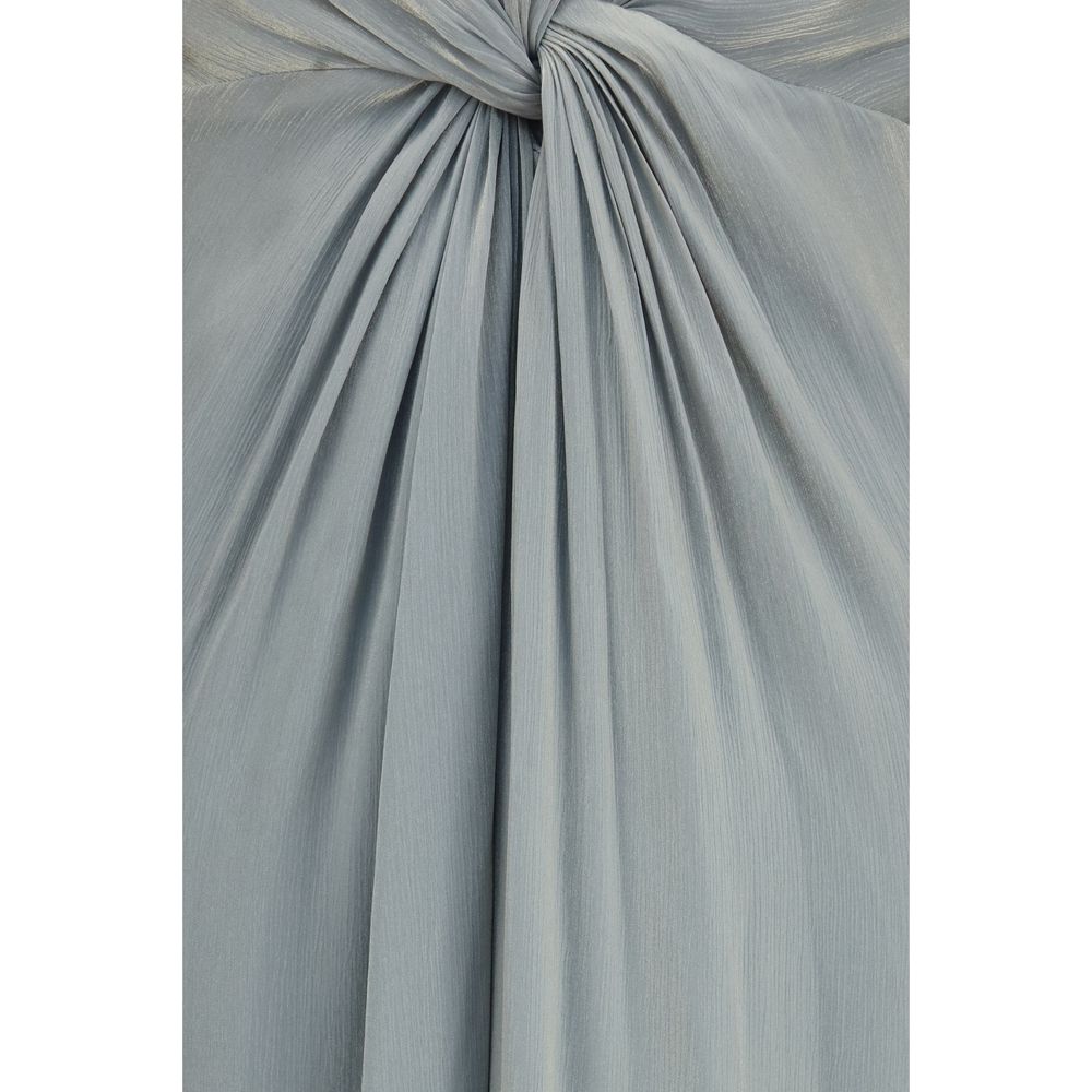 Nissa Zweifarbige Polyester-Freizeitkleid