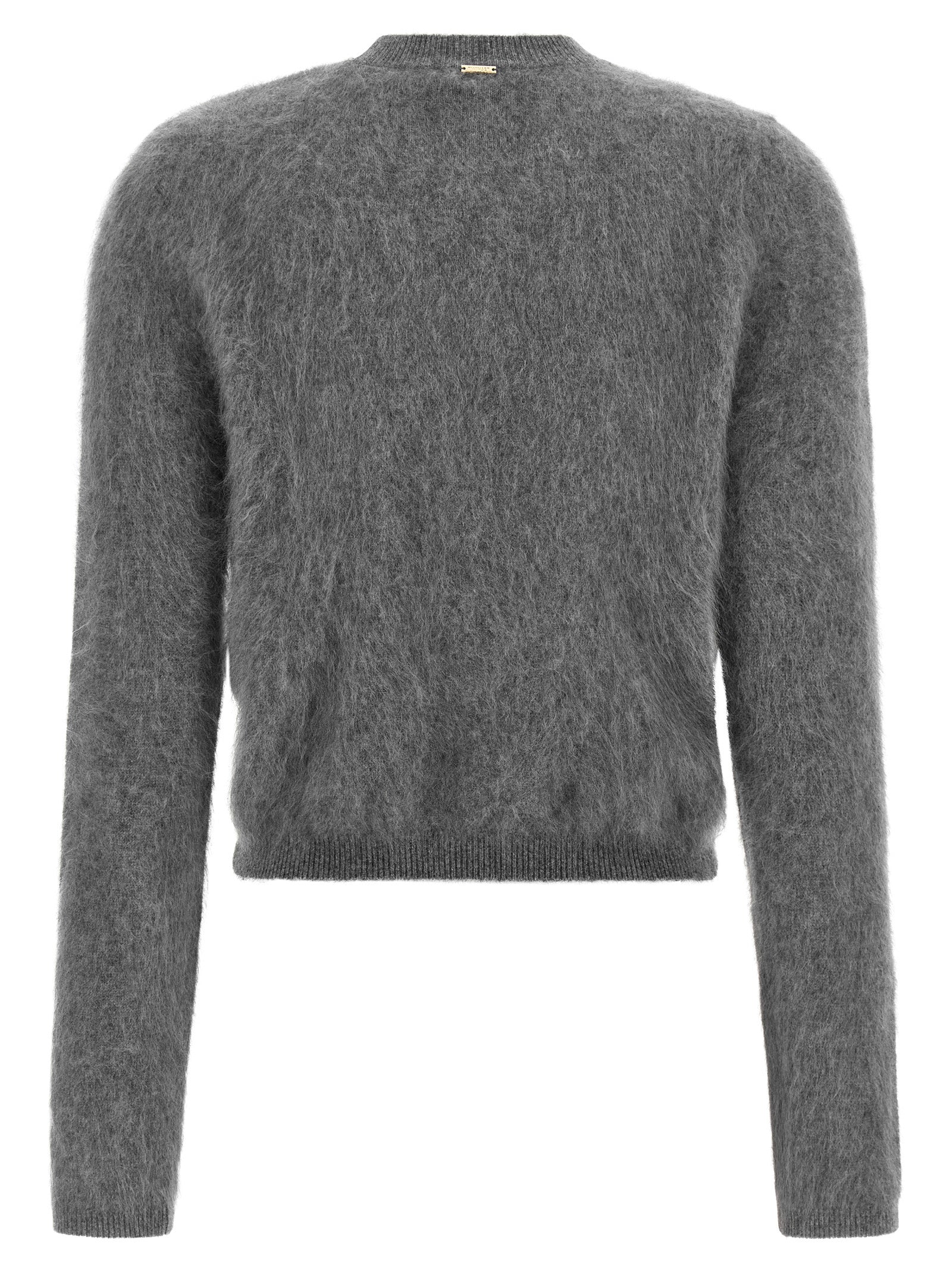 Twinset Grauer Wollcardigan