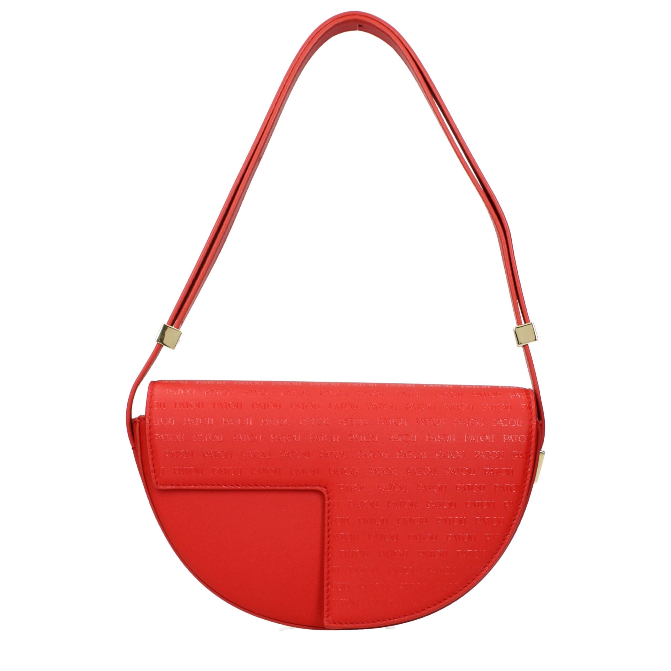 Patou Rote Leder Schultertasche