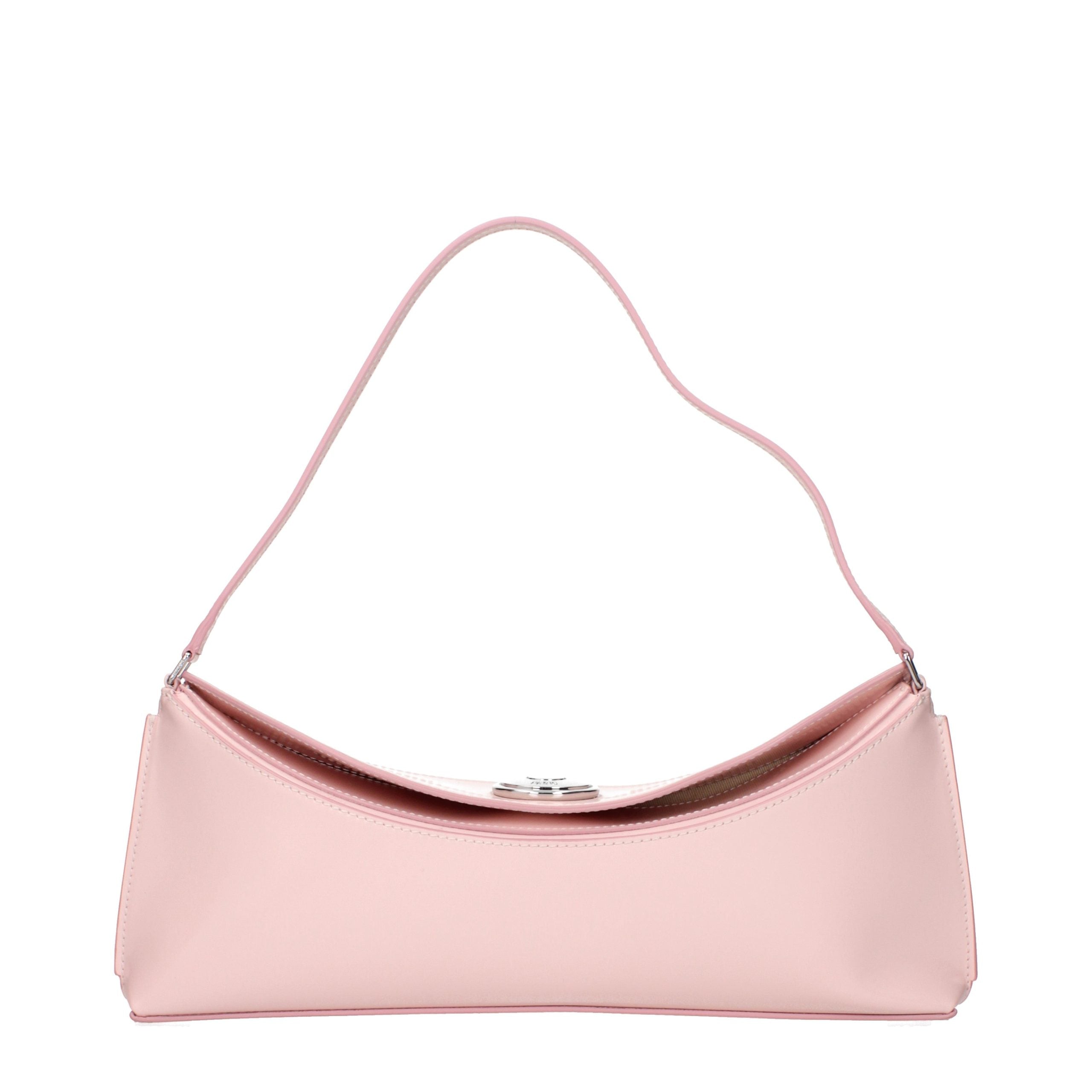 Jacquemus Schultertasche aus pinkfarbenem Leder