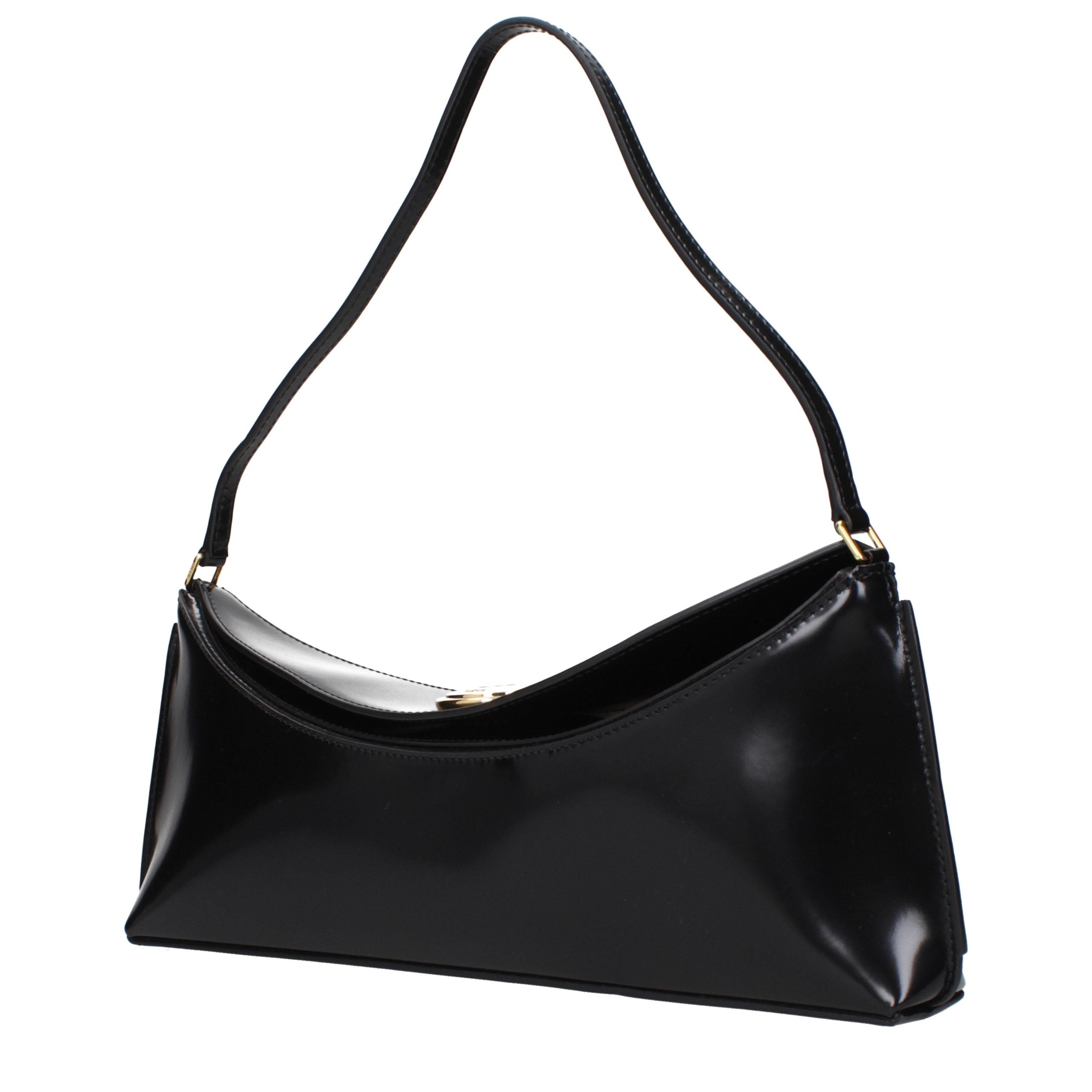 Jacquemus Schwarze Leder Umhängetasche