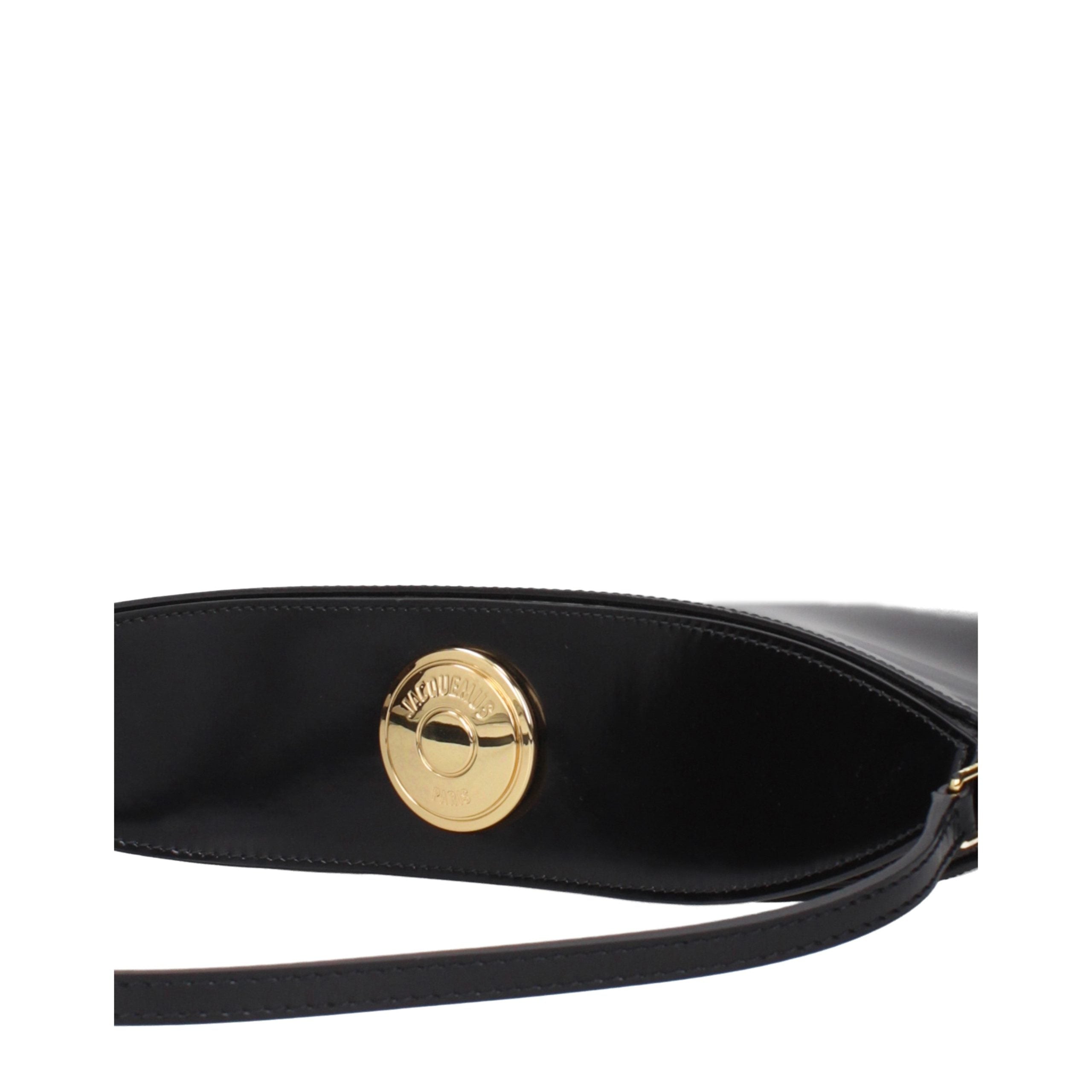 Jacquemus Schwarze Leder Umhängetasche