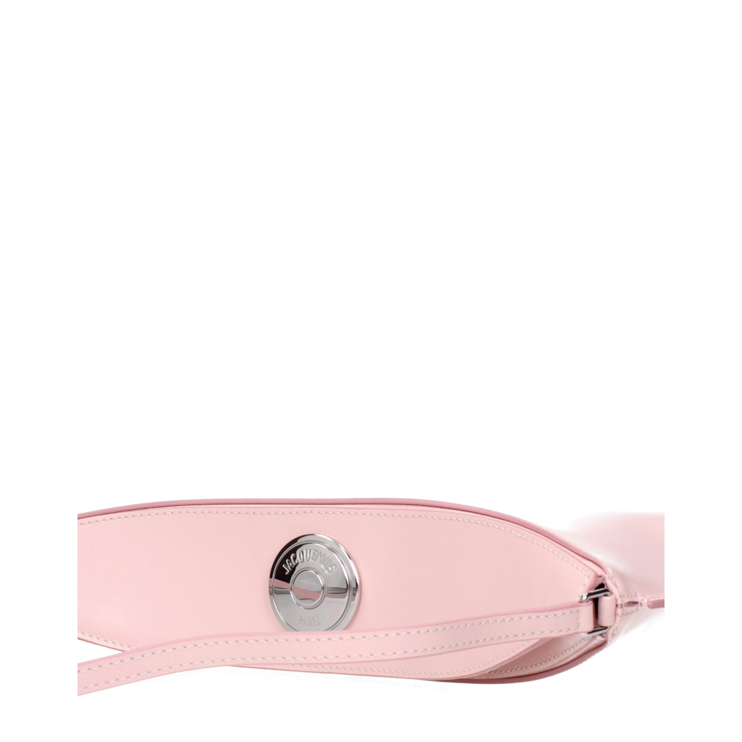 Jacquemus Schultertasche aus pinkfarbenem Leder
