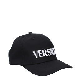 Versace Schwarze Baumwollkappe (Baseball Cap)