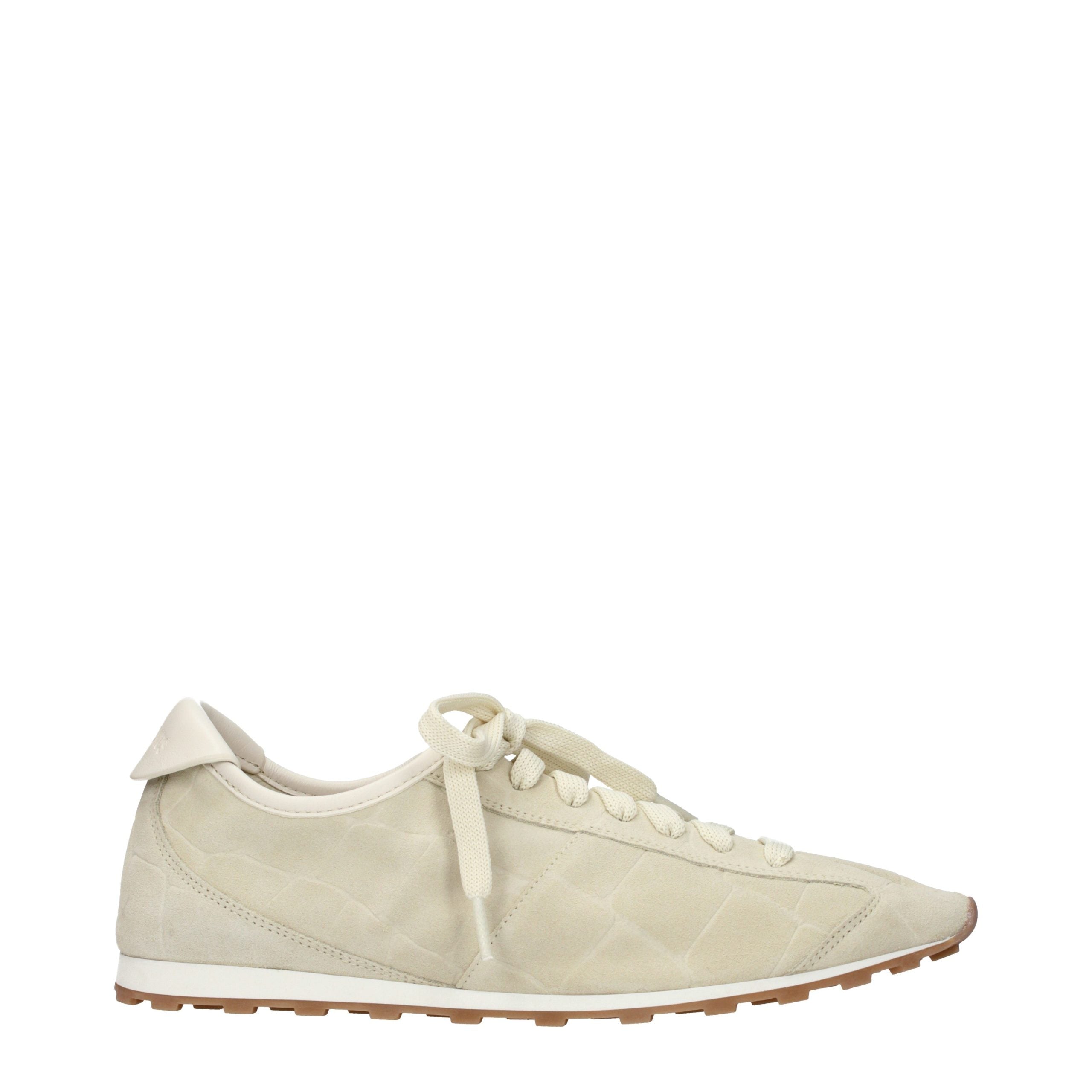 Jacquemus Beige Leder Low-Top Sneaker