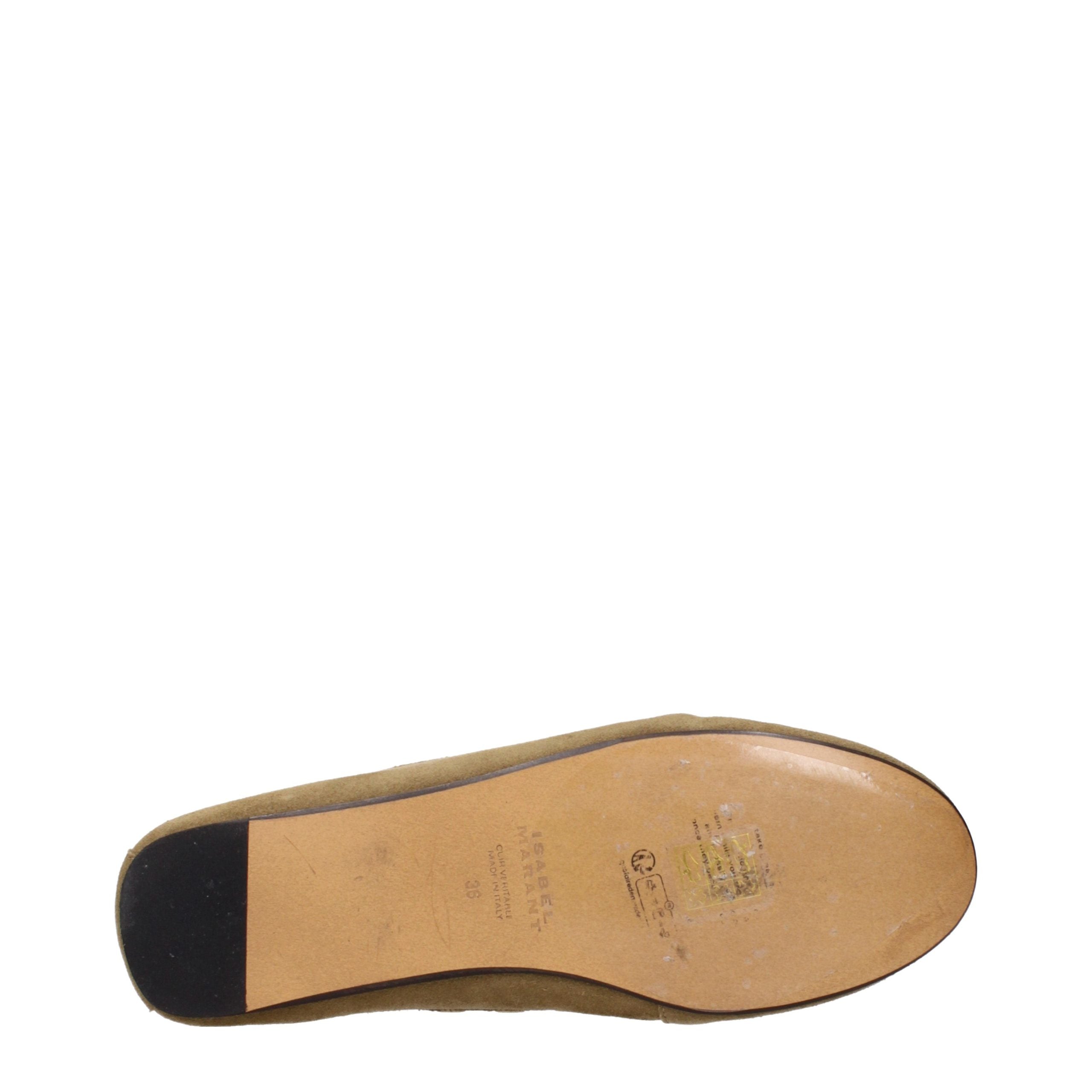 Isabel Marant Braune Loafer aus Leder zum Hineinschlüpfen