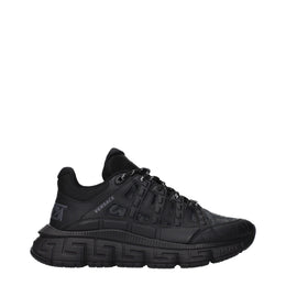Versace Schwarze Stoff-Sneaker