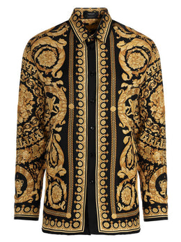 Versace Seidenbluse in Gold
