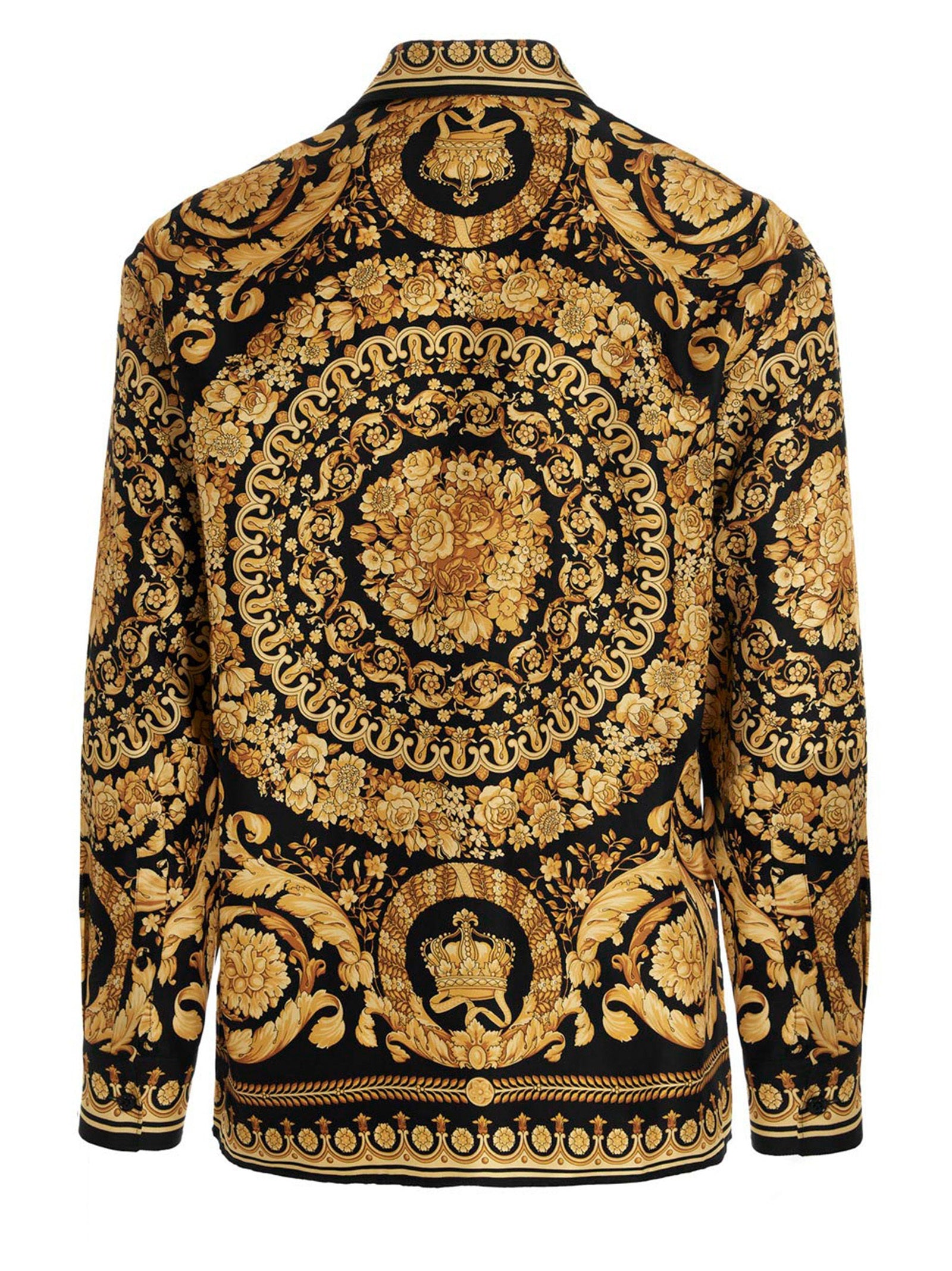 Versace Seidenbluse in Gold