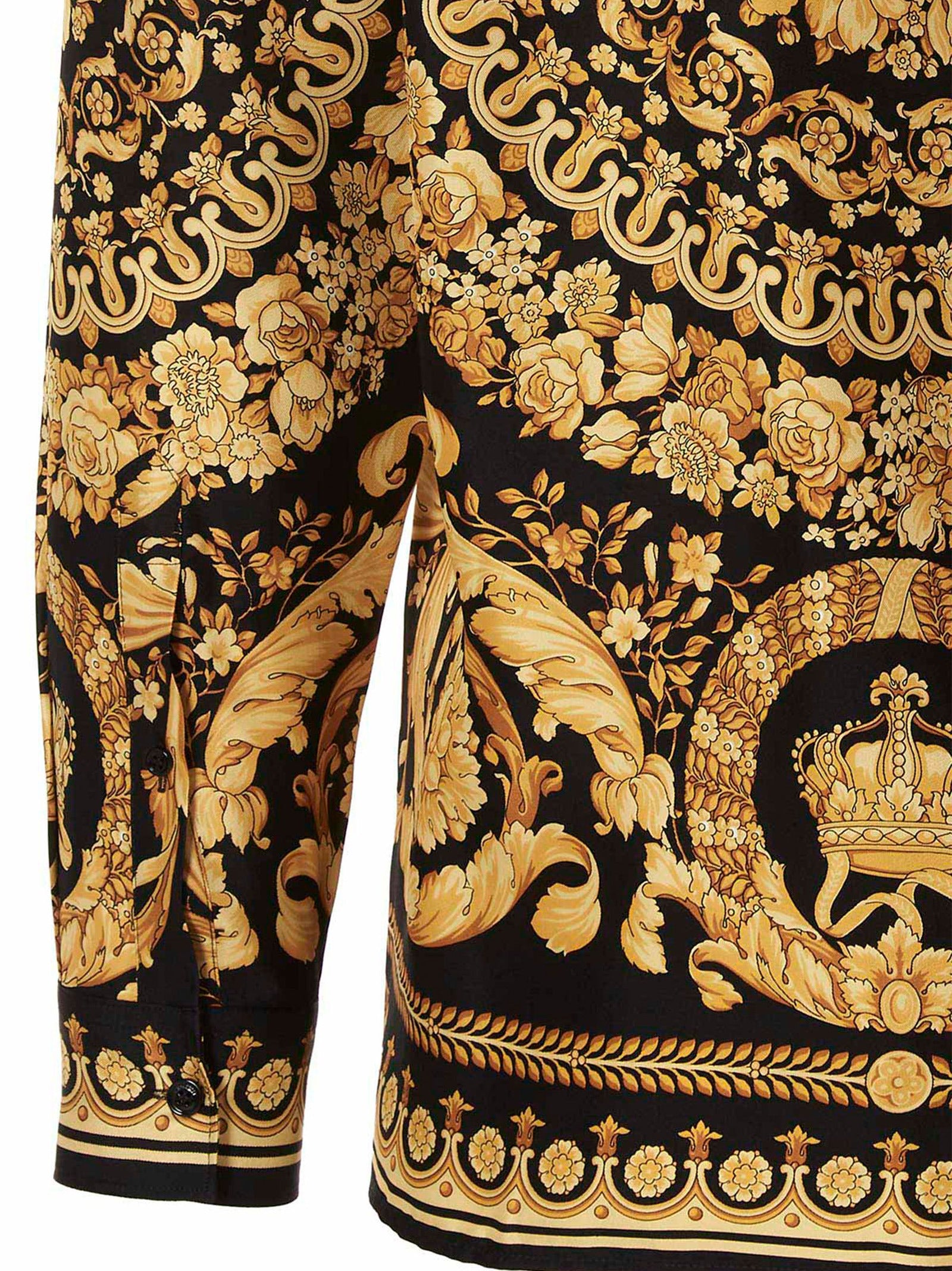 Versace Seidenbluse in Gold