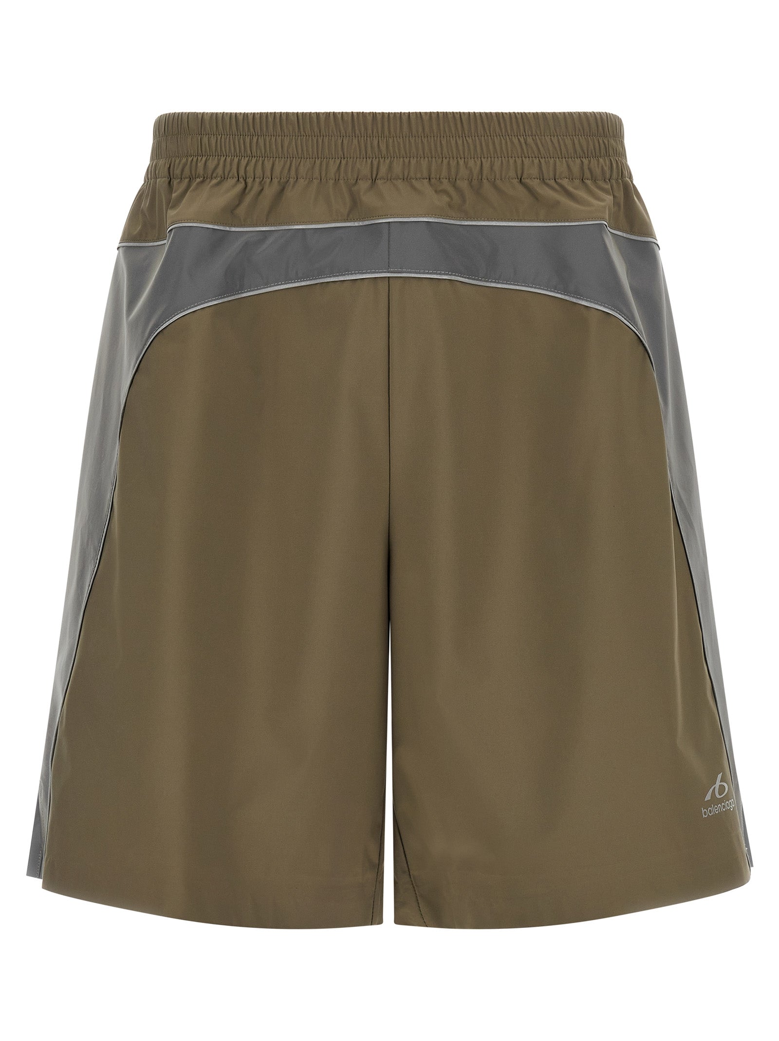 Balenciaga Graue Bermuda-Shorts aus Polyester