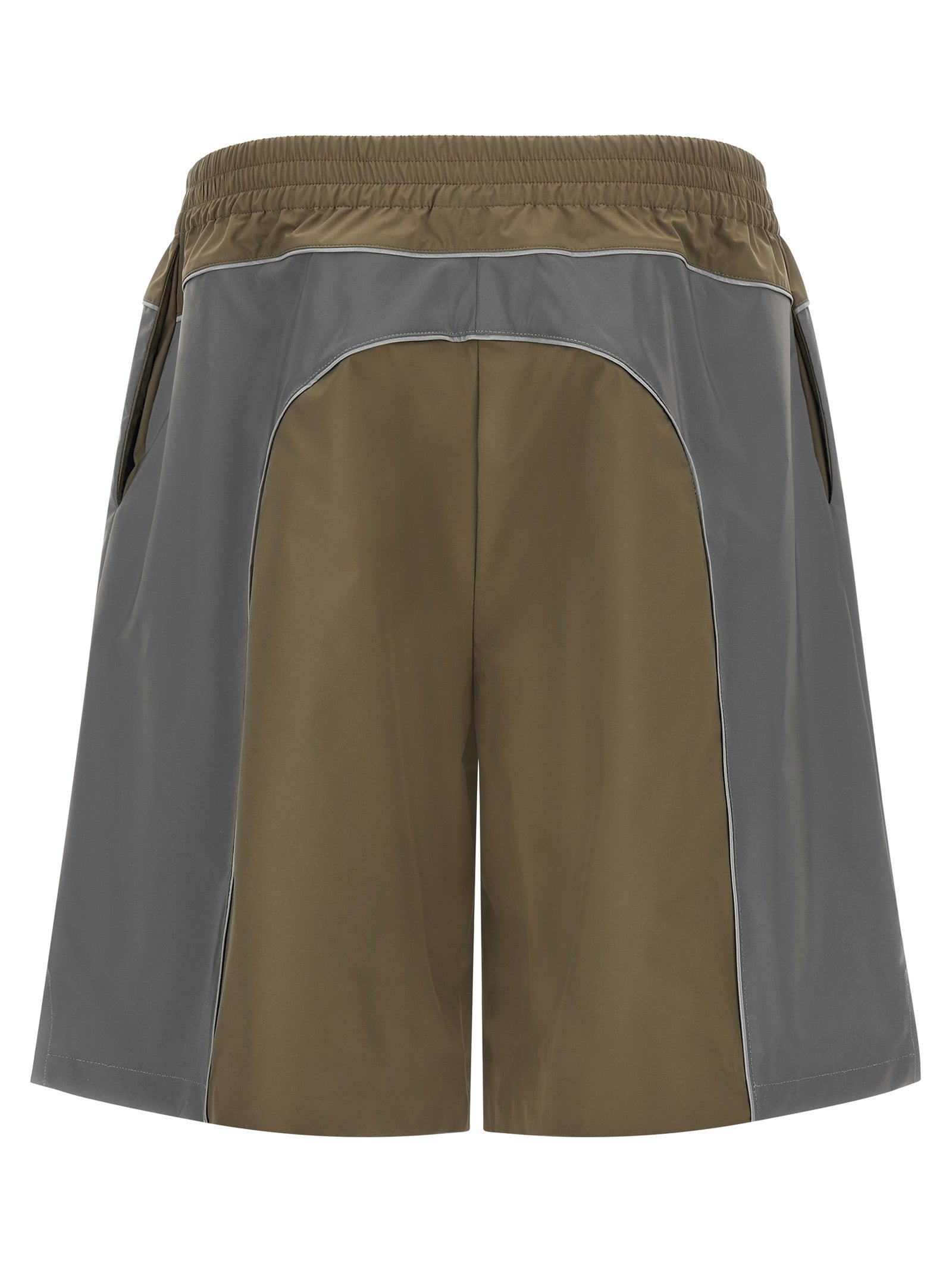 Balenciaga Graue Bermuda-Shorts aus Polyester