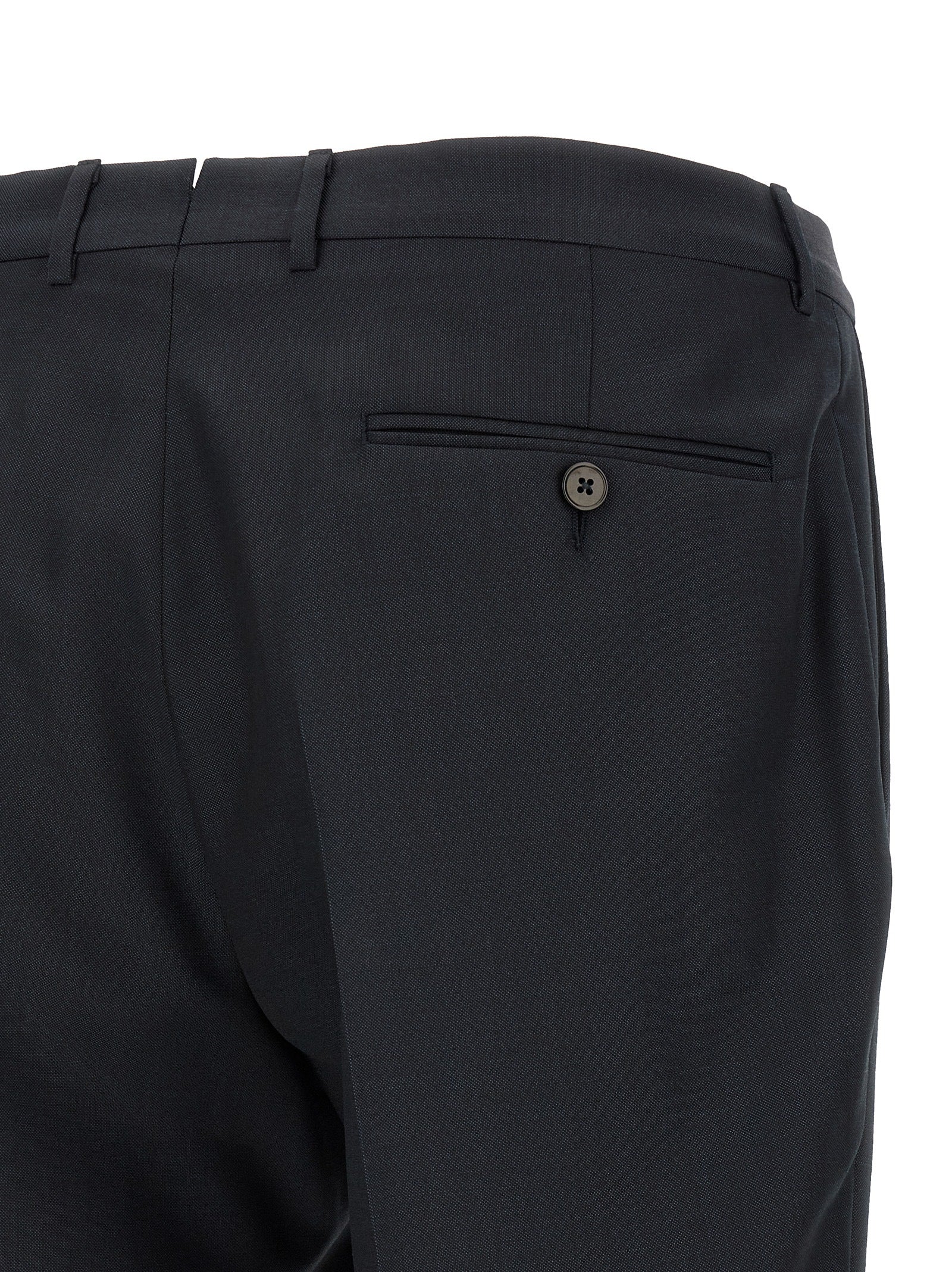 ZEGNA Blauer Wollanzug Zweiteiler