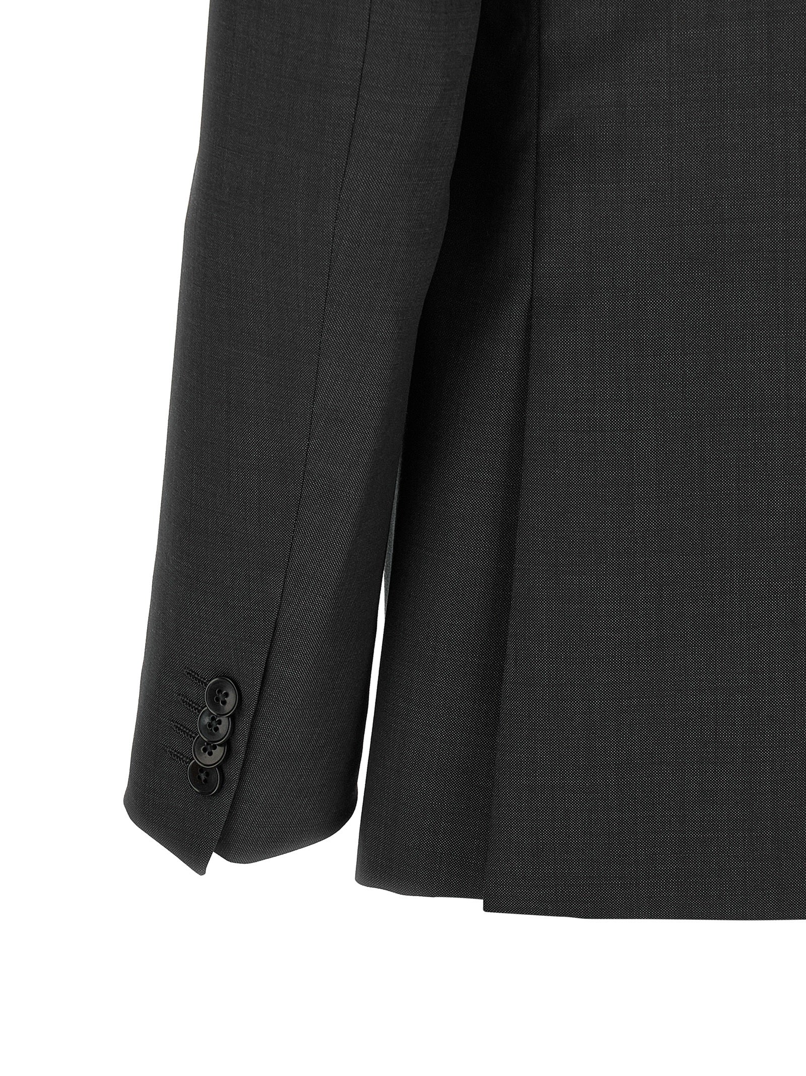 ZEGNA Grauer Woll-Zweiteiler