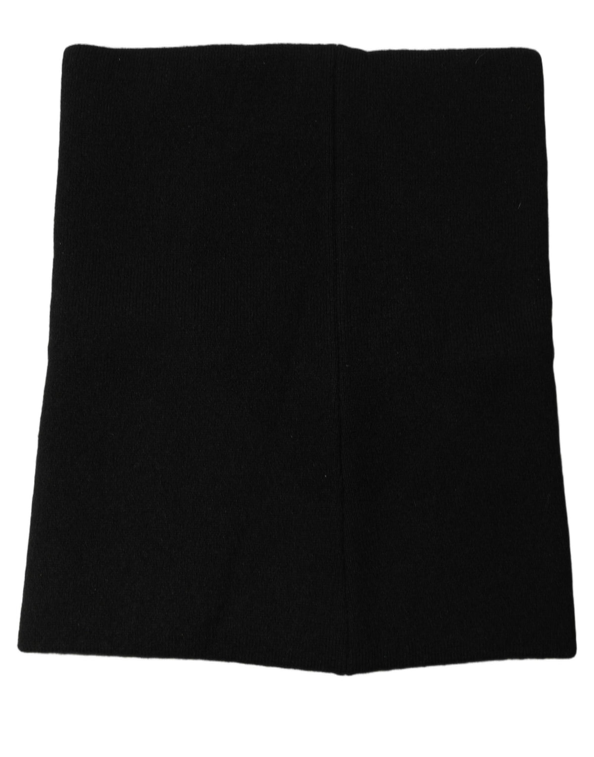 Dolce & Gabbana Herren-Schal aus schwarzem Kaschmir, gestrickt