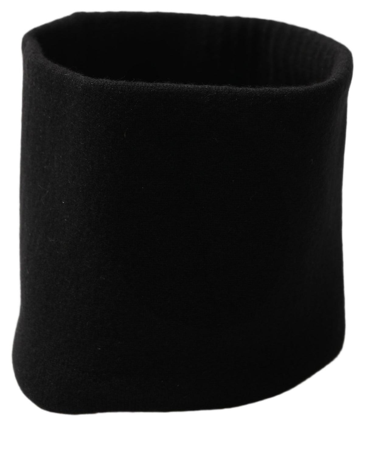 Dolce & Gabbana Herren-Schal aus schwarzem Kaschmir, gestrickt