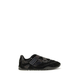 PINKO Schwarze Wildleder-Sneaker im Athletic-Stil