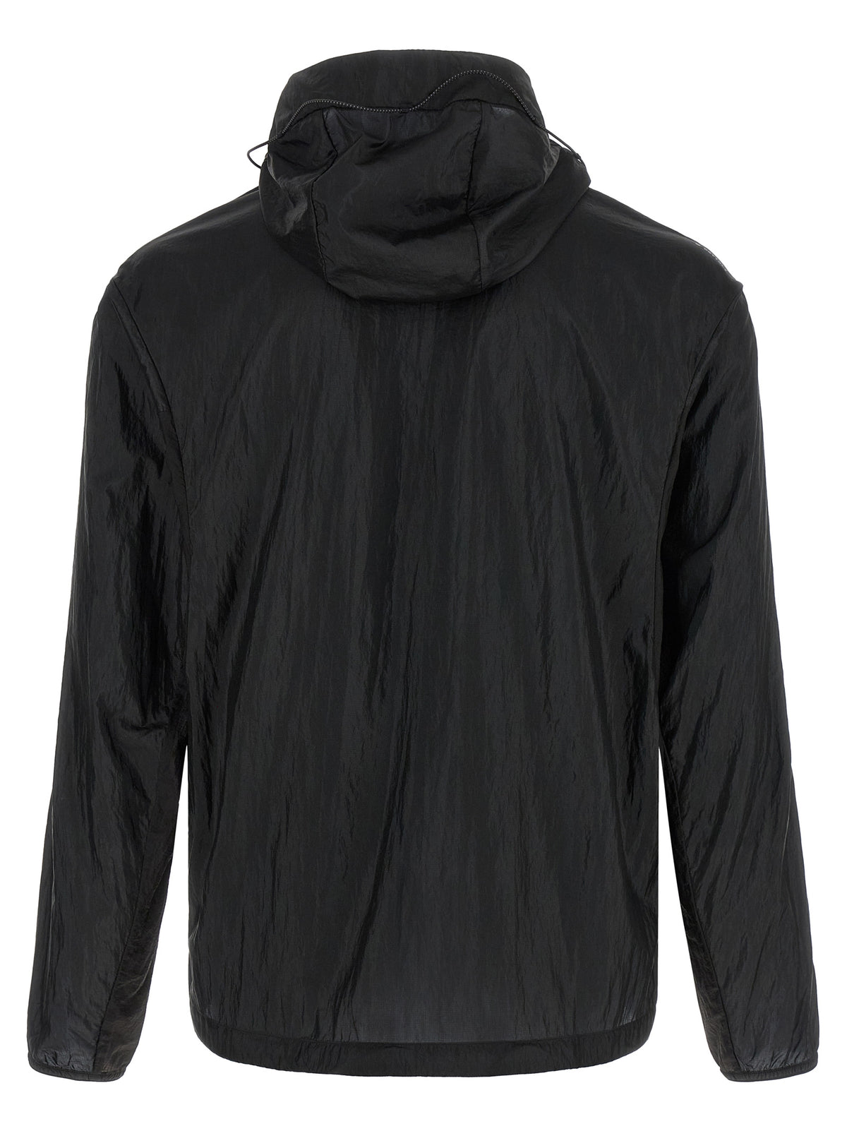 SATISFY Schwarze Polyamid-Shell-Jacke