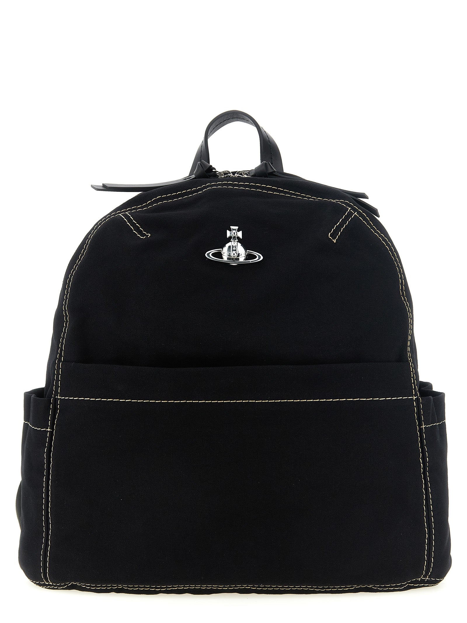 Vivienne Westwood Schwarzer Baumwoll-Rucksack