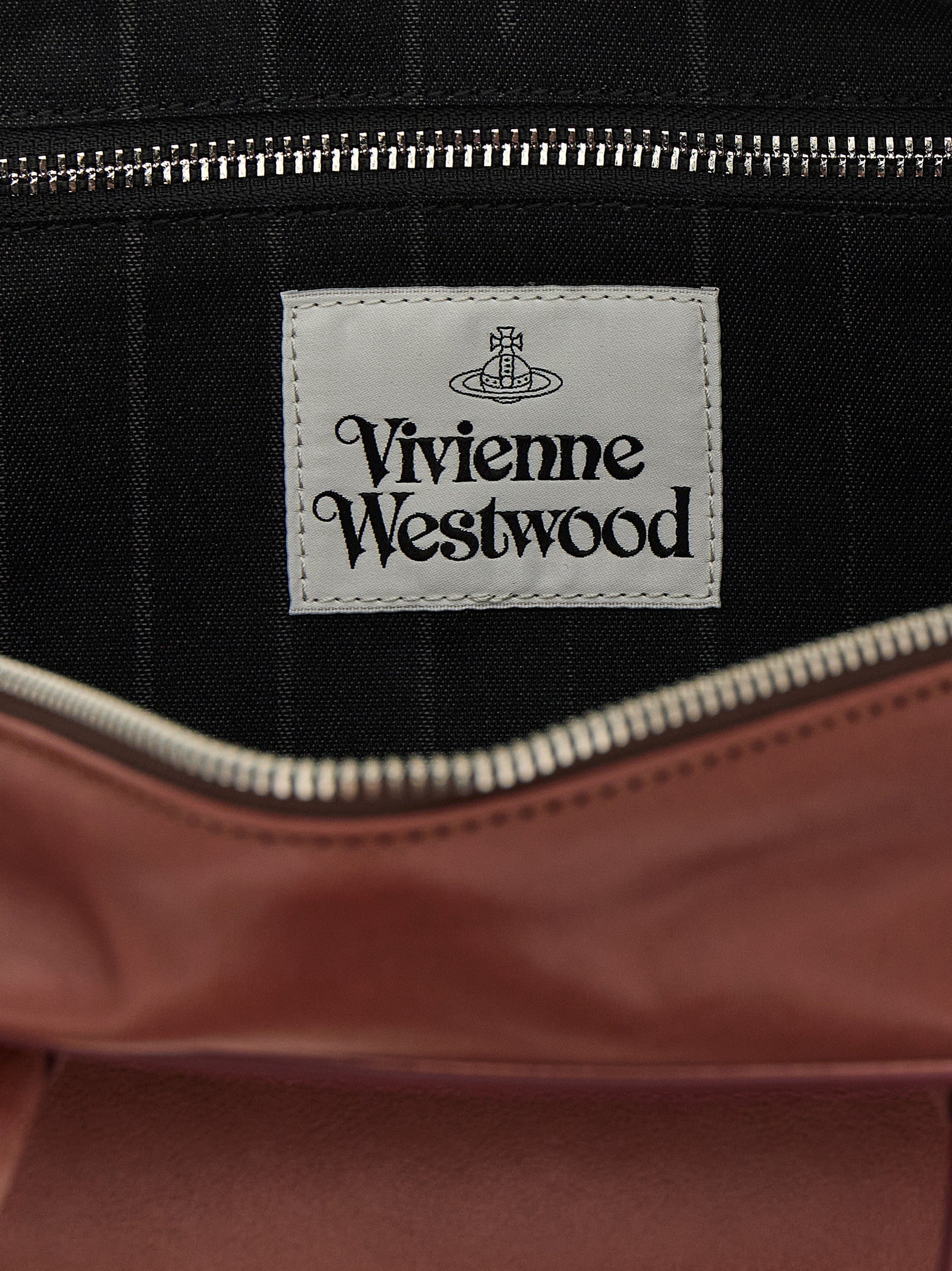 Vivienne Westwood Braunes Kalbsleder Damen Crossbody Tasche