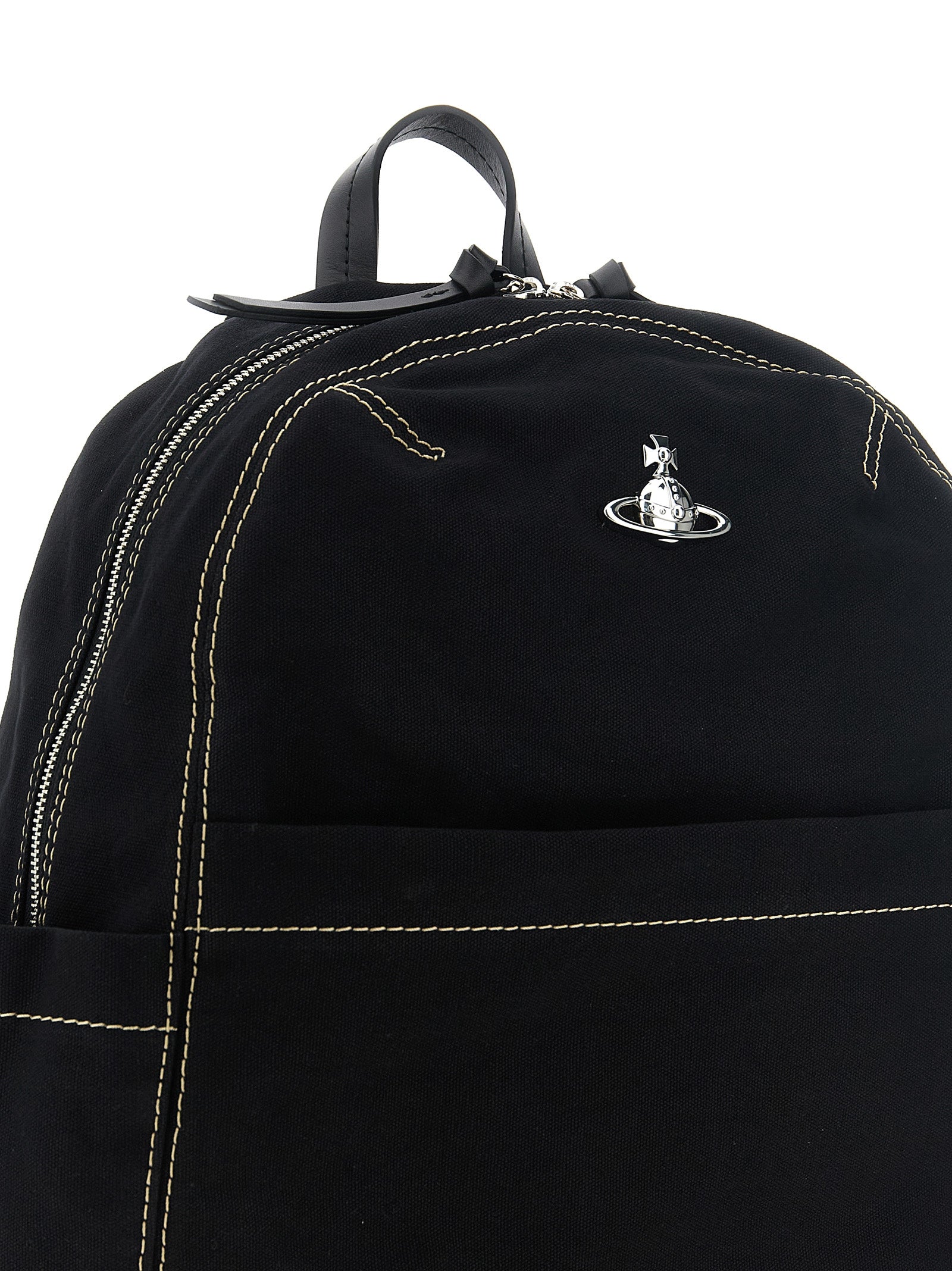 Vivienne Westwood Schwarzer Baumwoll-Rucksack