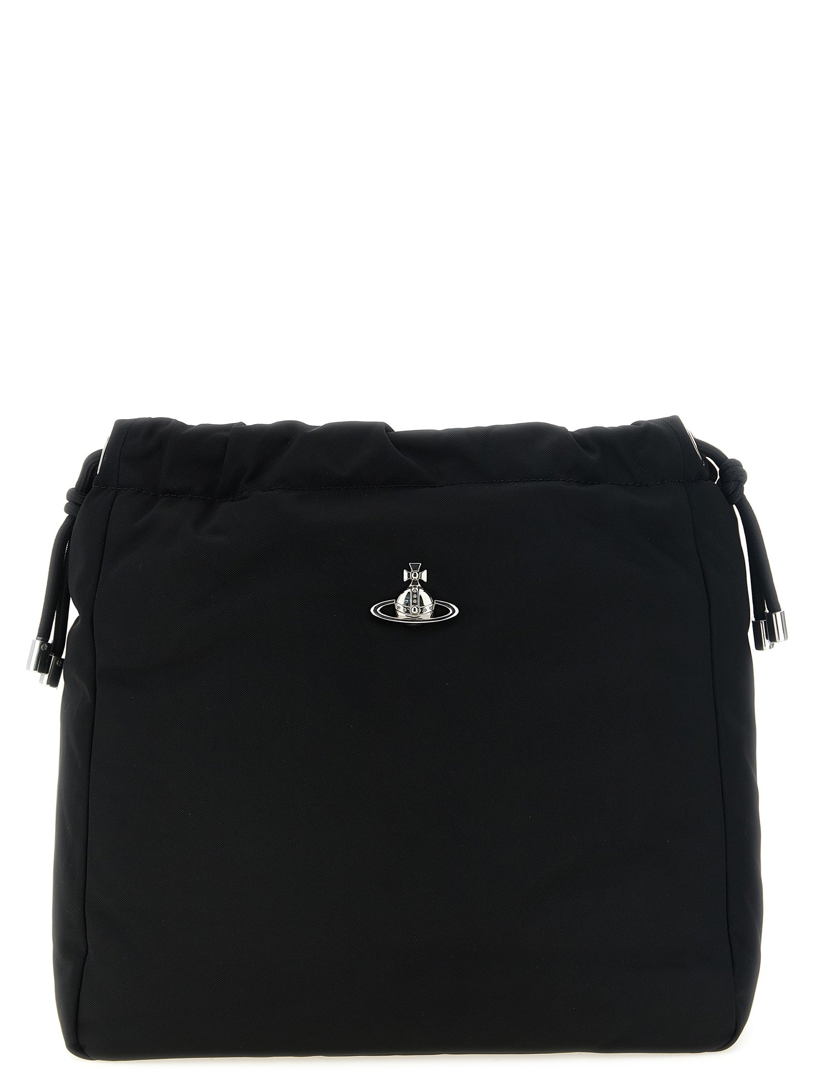 Vivienne Westwood Schwarze Schultertasche aus Polyester