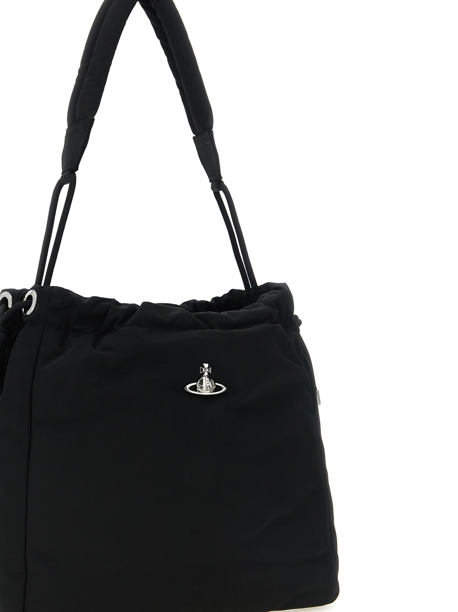 Vivienne Westwood Schwarze Schultertasche aus Polyester