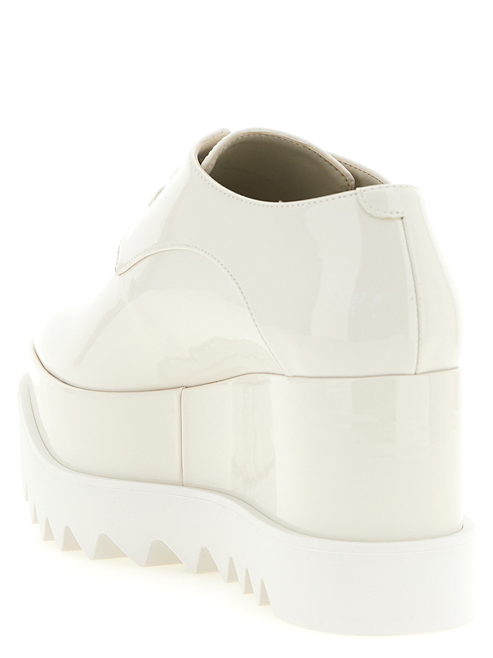 Stella McCartney Weiße Keil-Sandalen aus Polyethylen