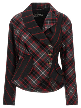 Vivienne Westwood Schwarzer Blazer aus reiner Schurwolle