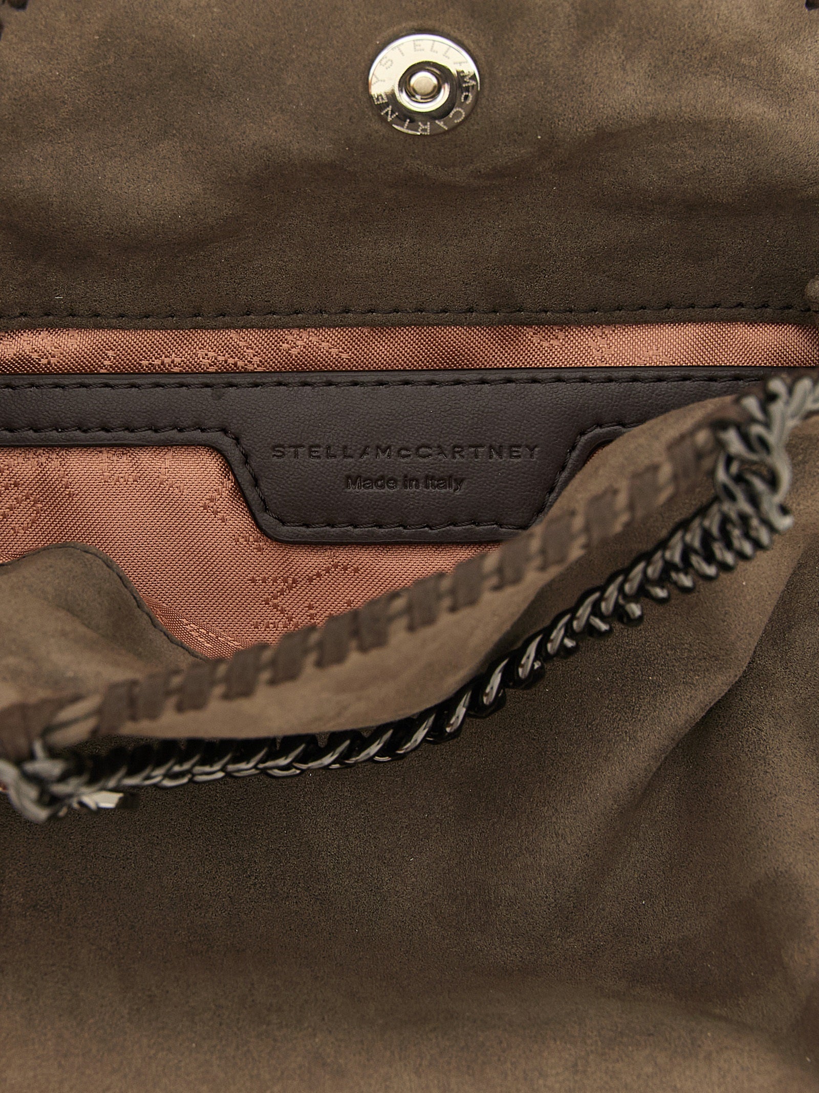 Stella McCartney Braune Handtasche aus Polyamid