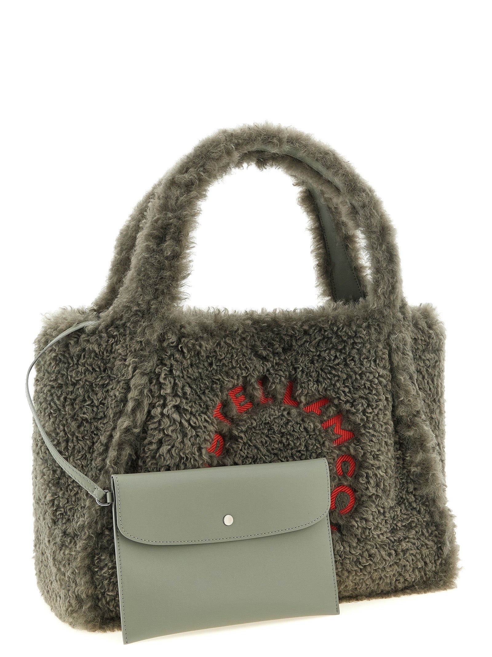 Stella McCartney Graue Tote Bag aus Polyester