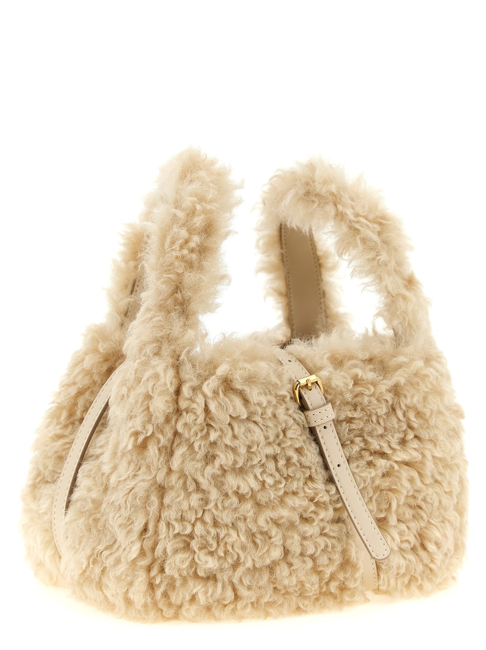 Stella McCartney Beige Polyester Shoulder Bag