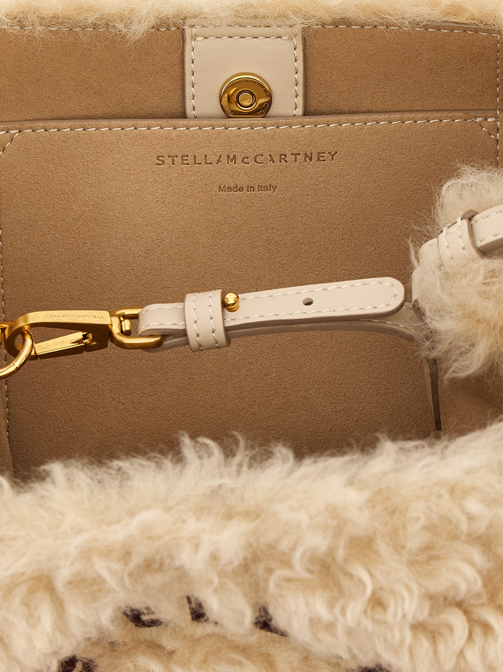 Stella McCartney Beige Polyester Shoulder Bag