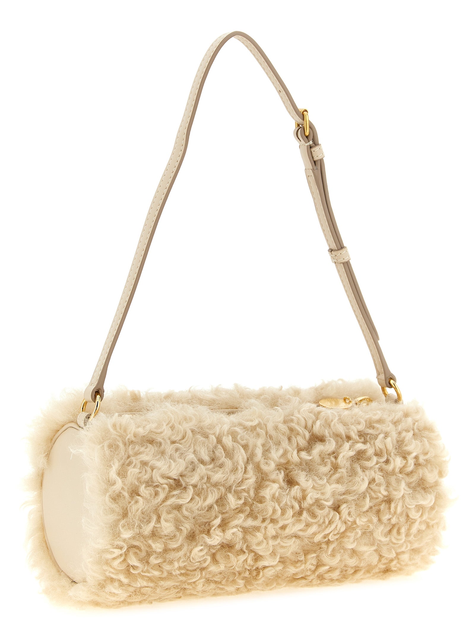 Stella McCartney Beige Clutch aus Polyester