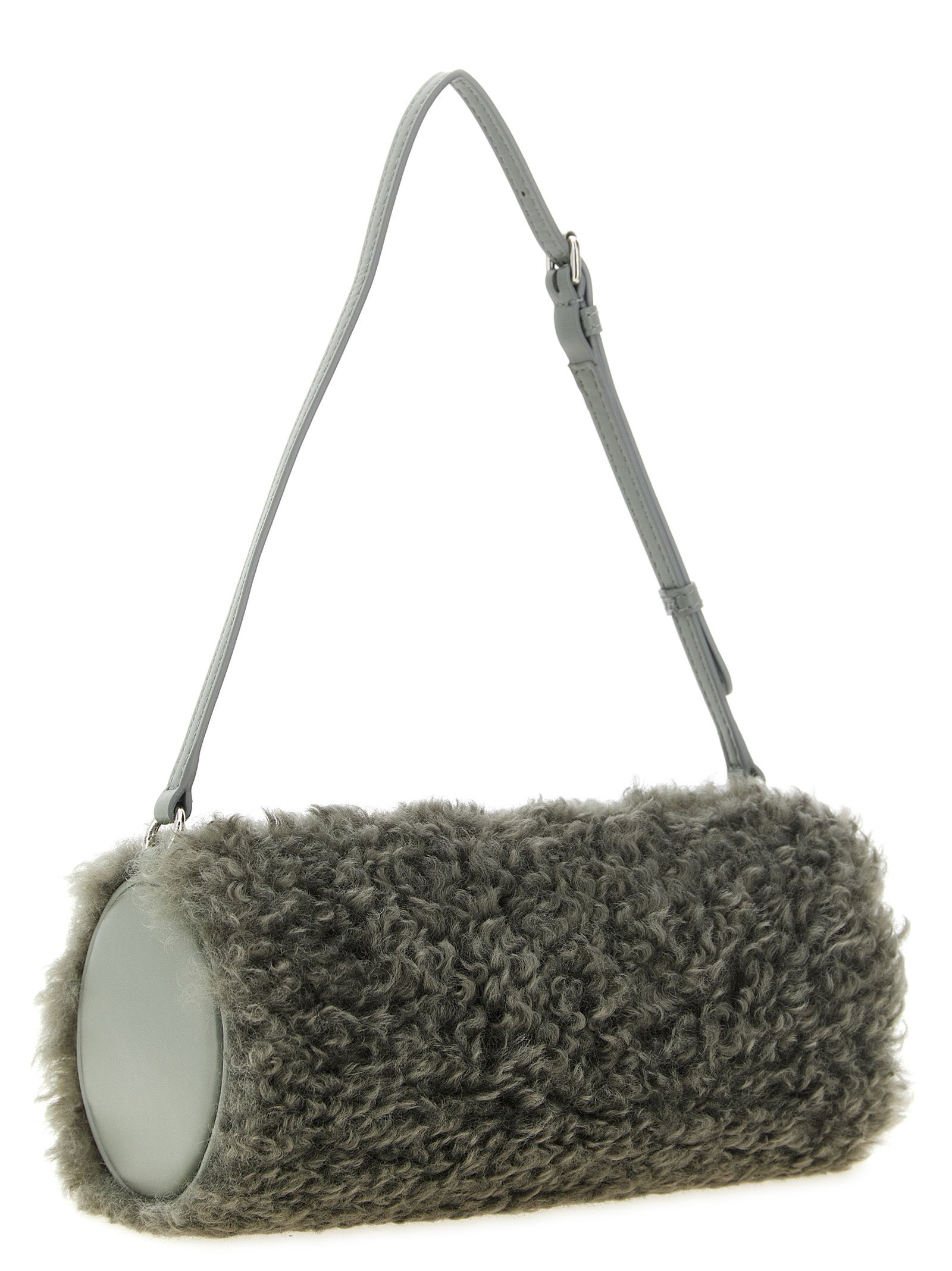 Stella McCartney Graue Clutch aus Polyester
