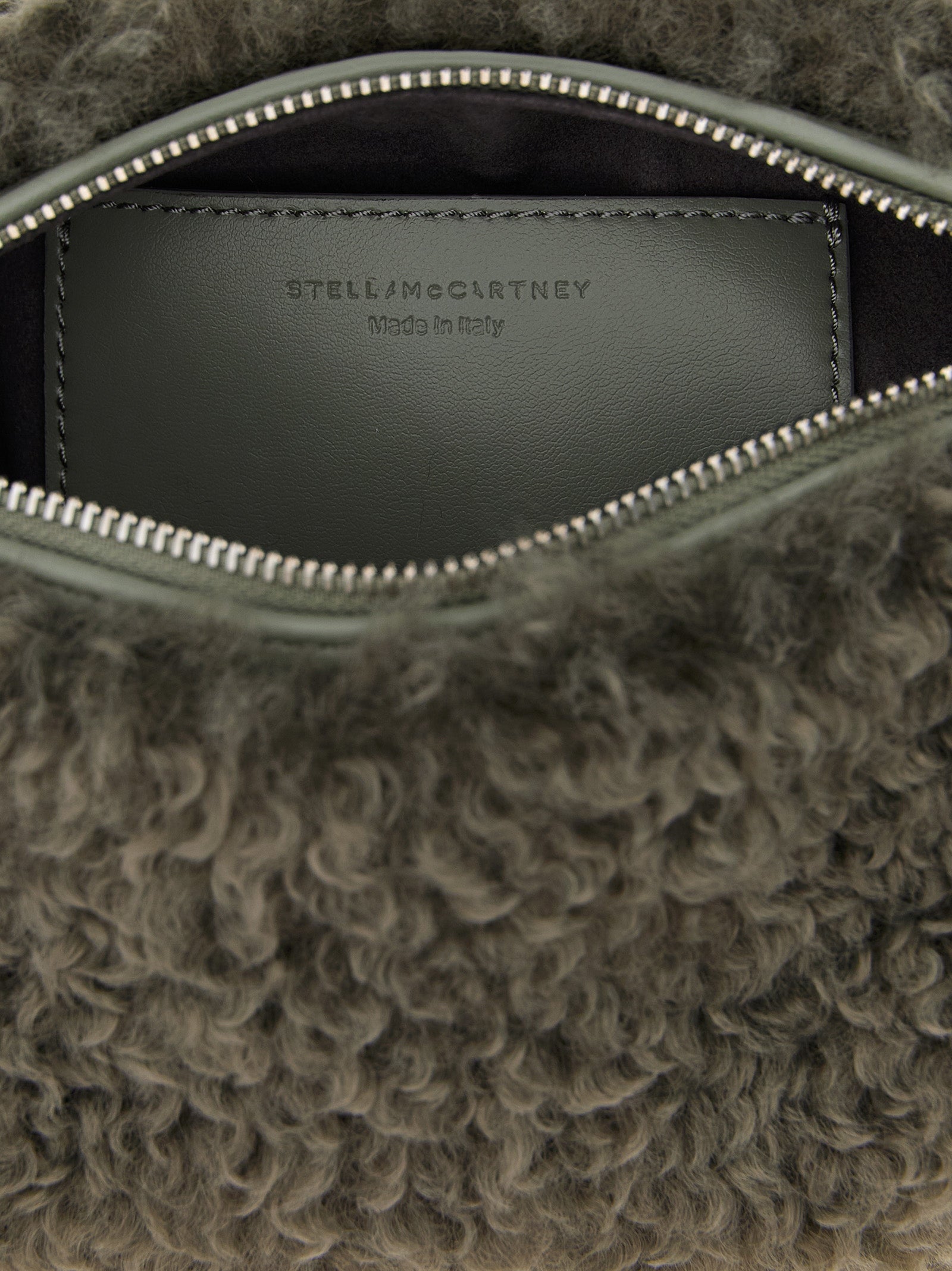 Stella McCartney Graue Clutch aus Polyester