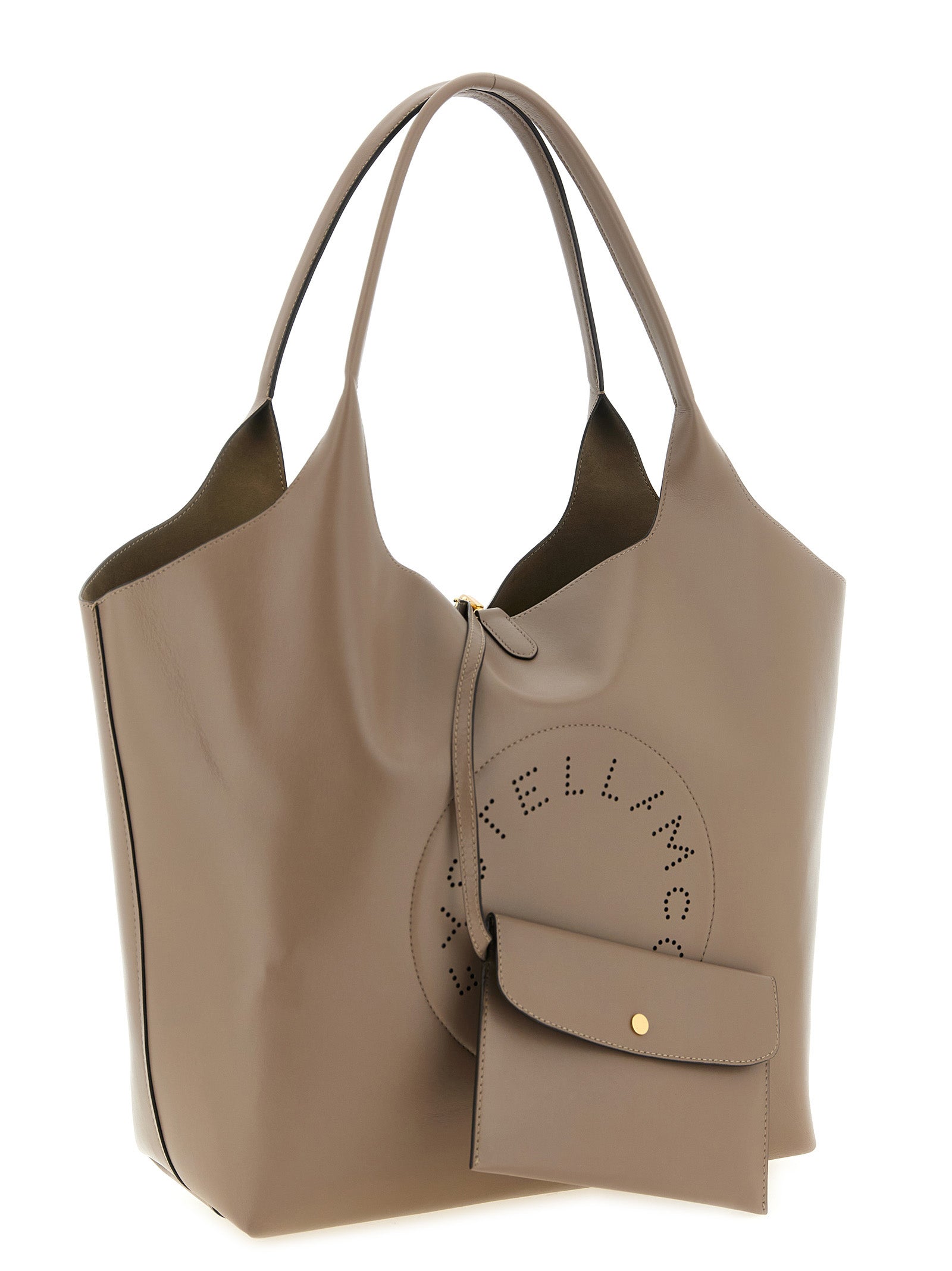 Stella McCartney Graue Tote Bag aus Polyester