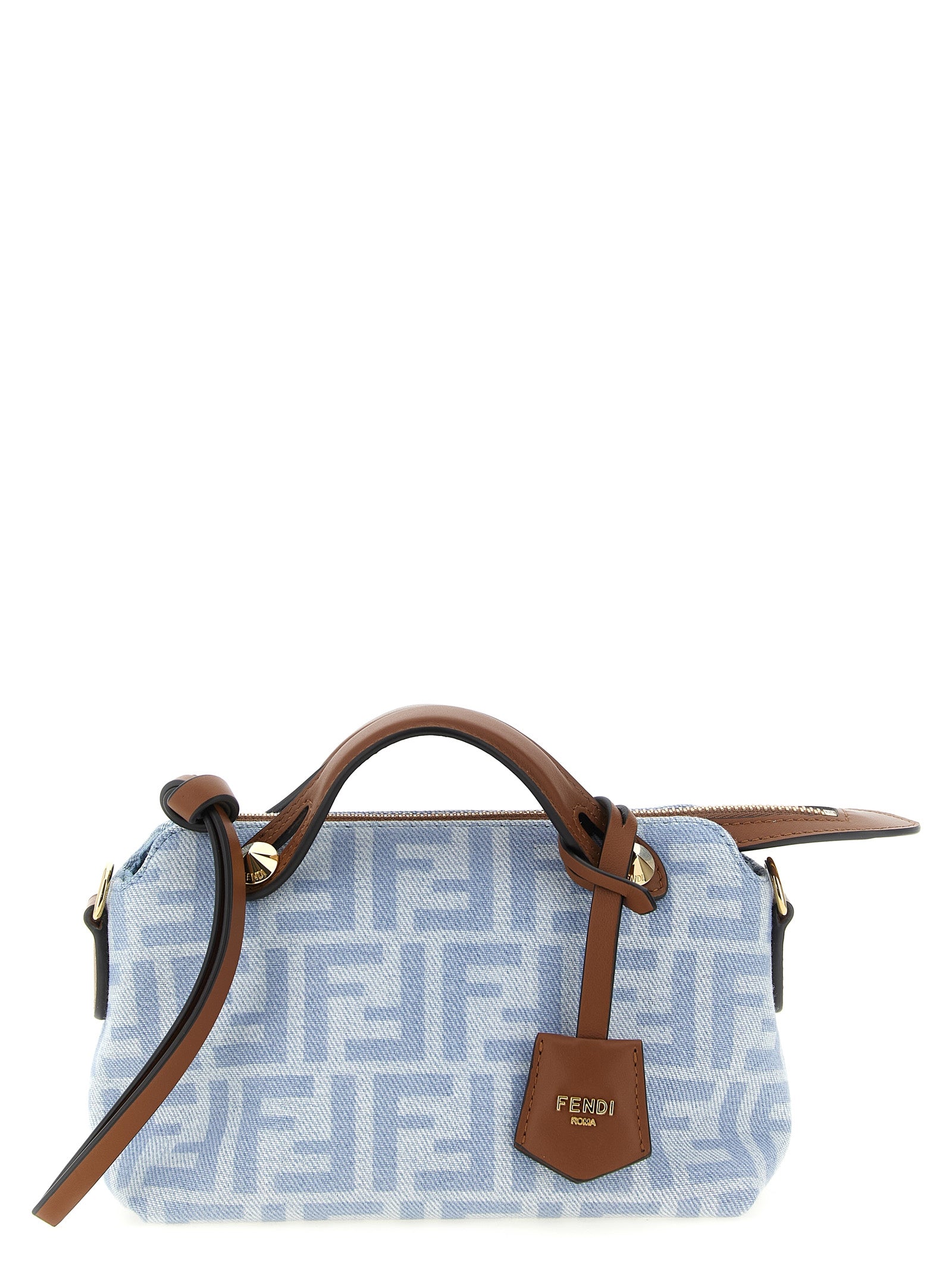 Fendi Blaue Baumwoll-Handtasche