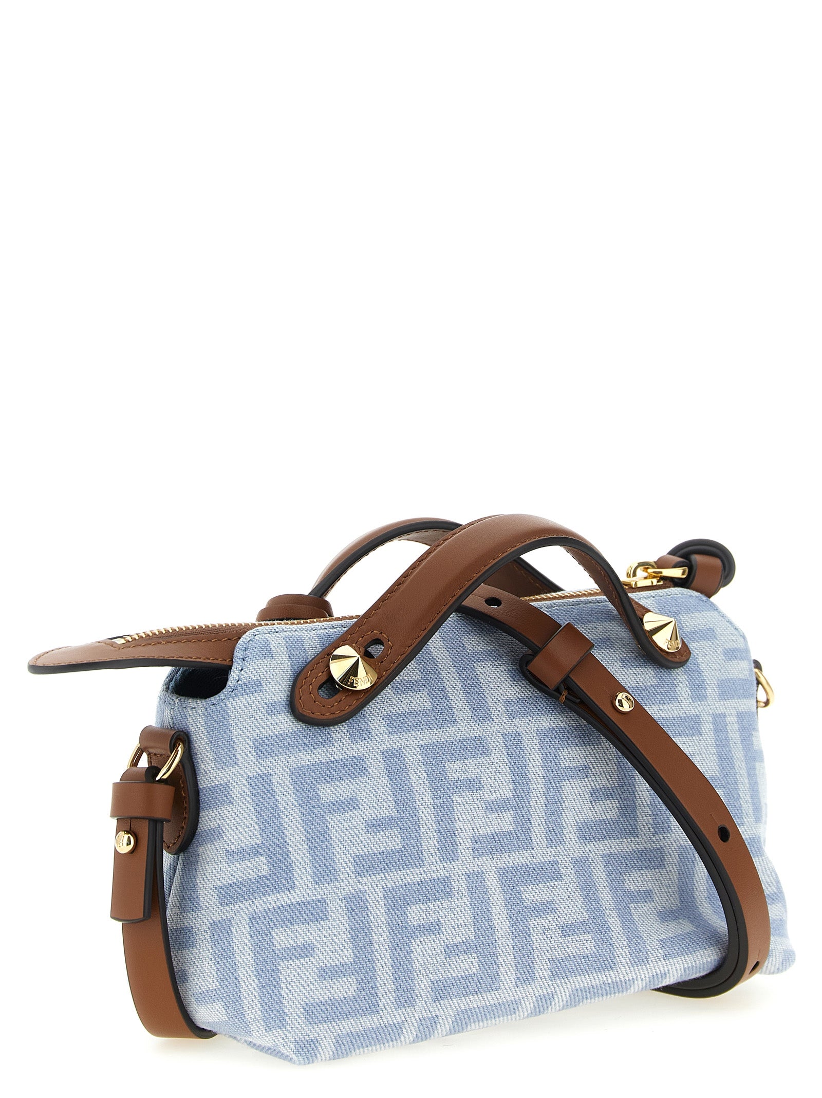 Fendi Blaue Baumwoll-Handtasche