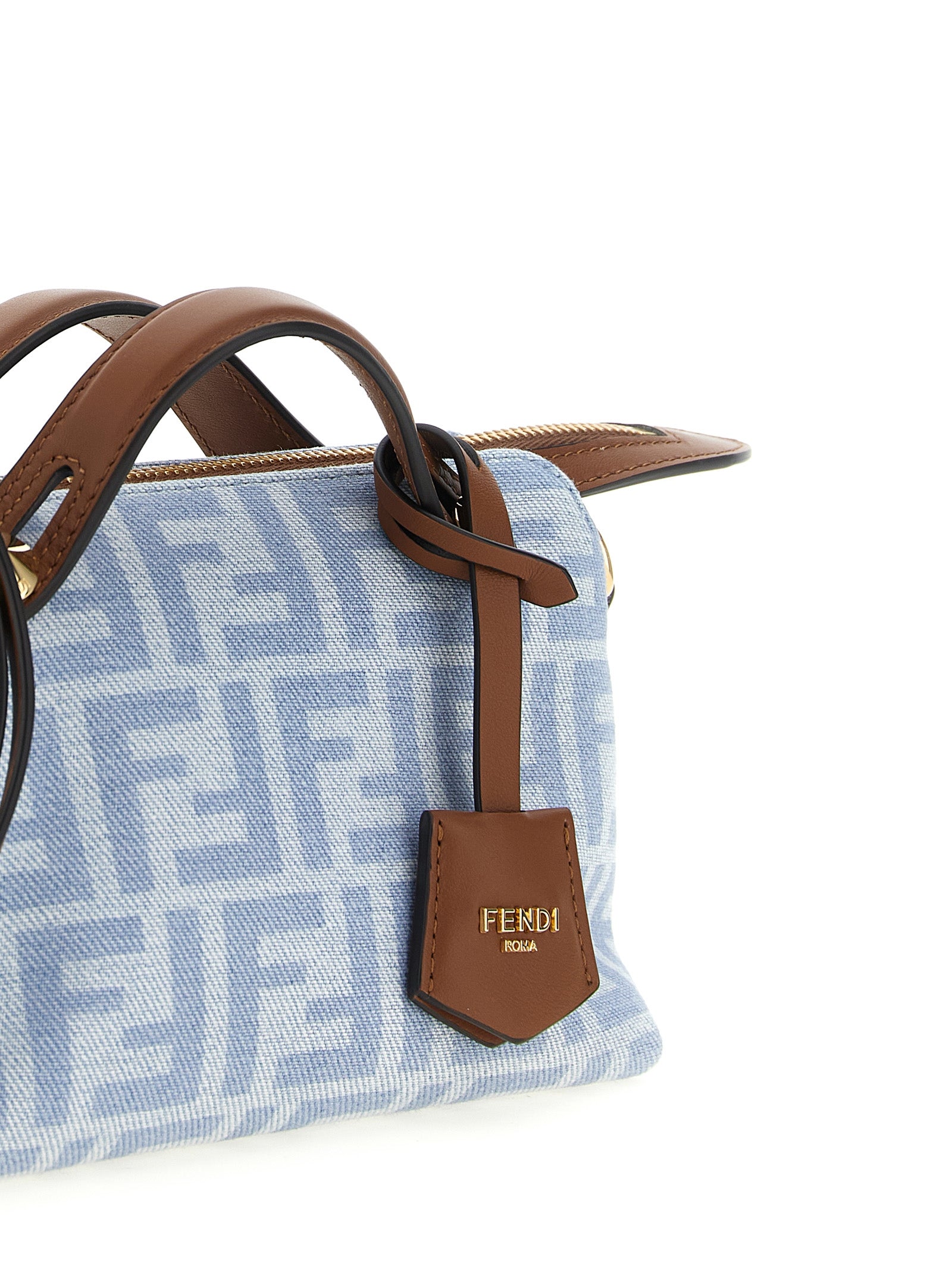 Fendi Blaue Baumwoll-Handtasche
