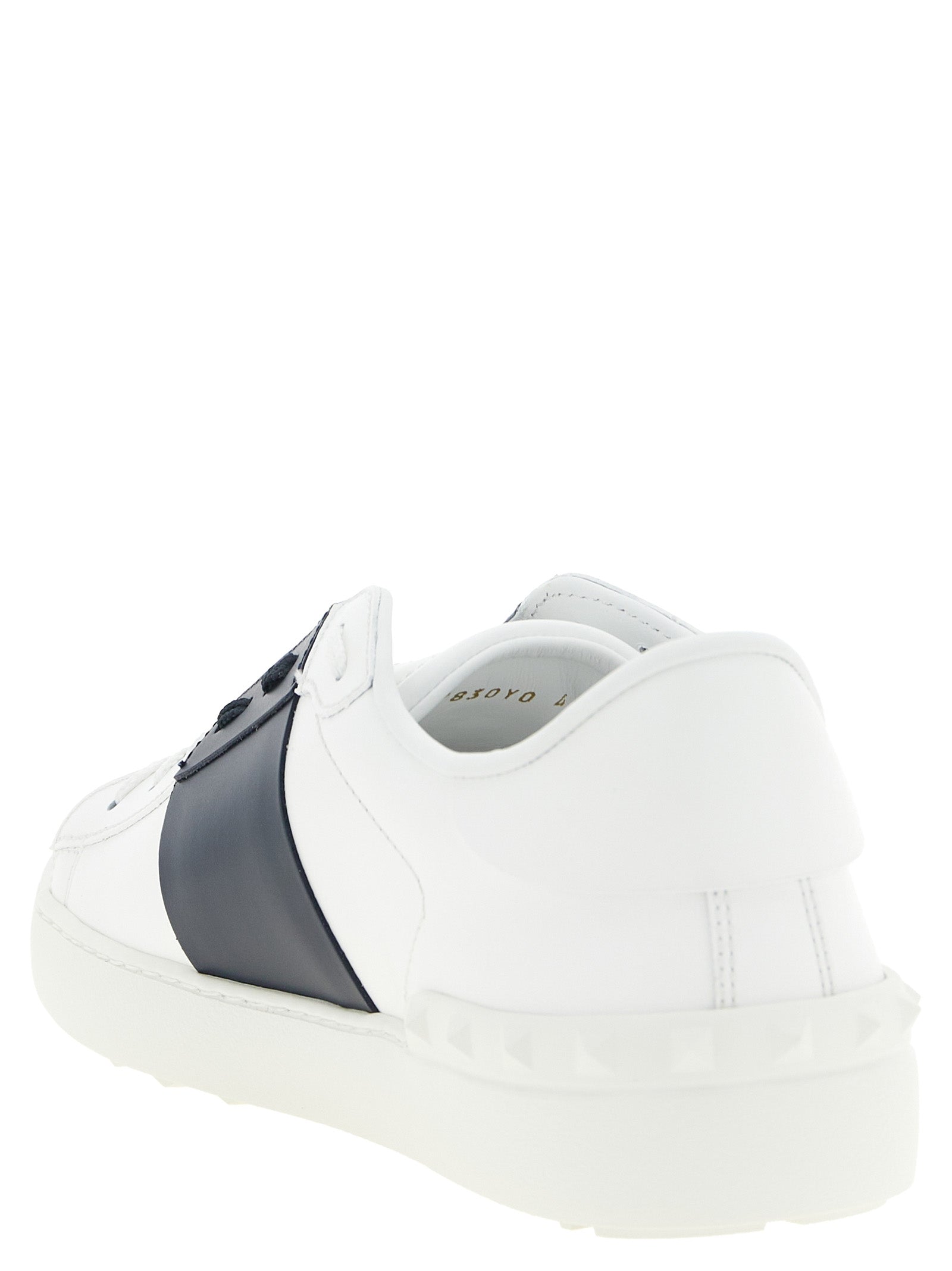 Valentino Garavani Blaue Kalbsleder Low-Top-Sneaker