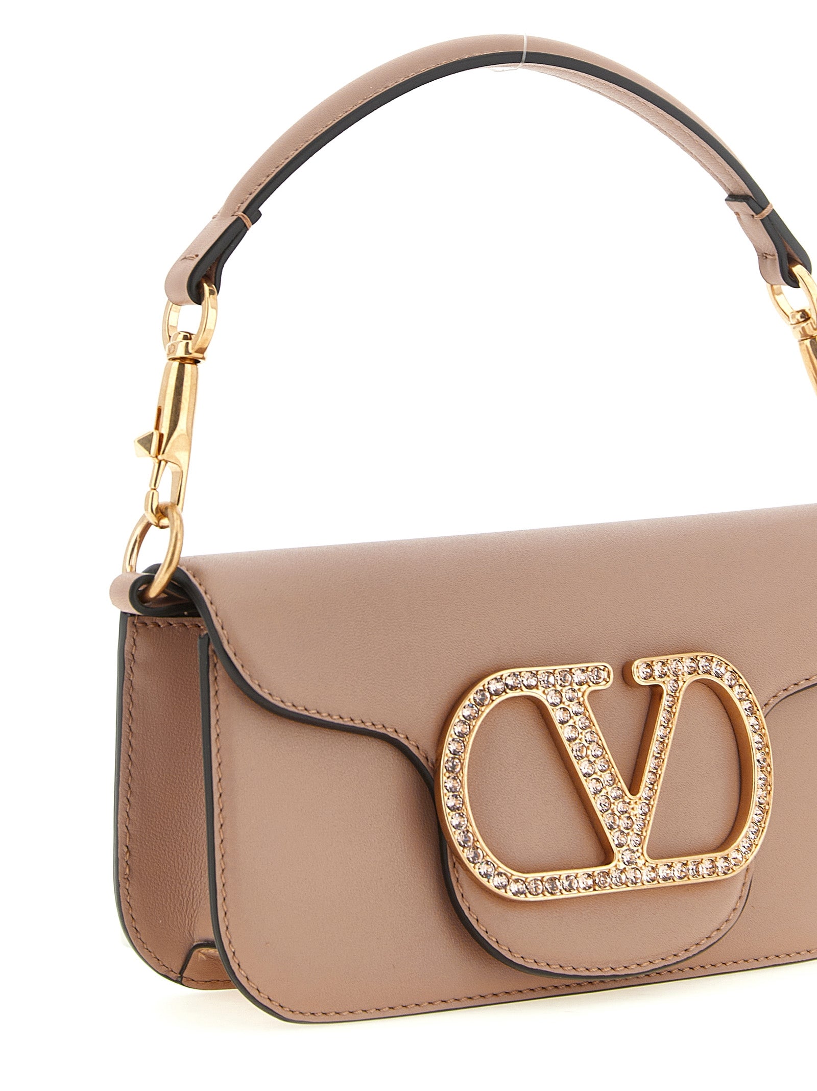 Valentino Garavani Schultertasche aus mehrfarbigem Kalbsleder