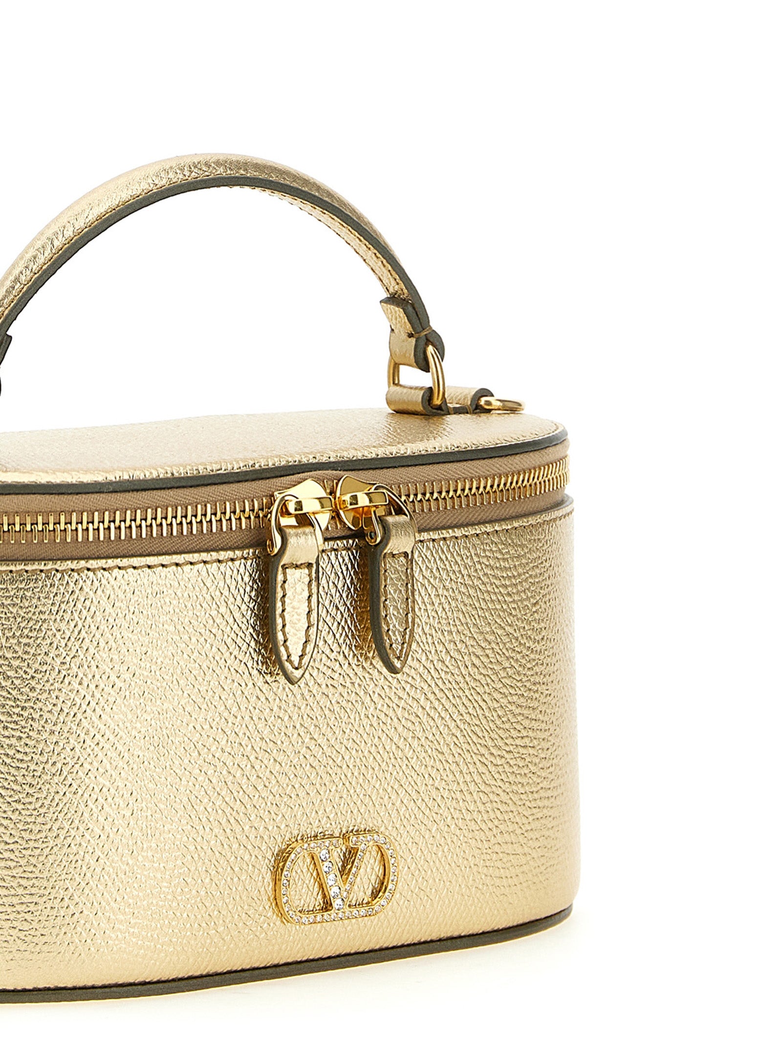 Valentino Garavani Handtasche aus Kalbsleder in Gold
