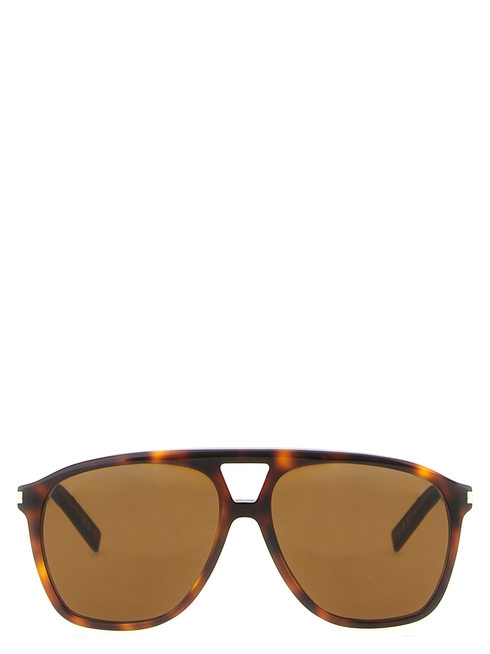 Saint Laurent Braune Sonnenbrille aus Acetat