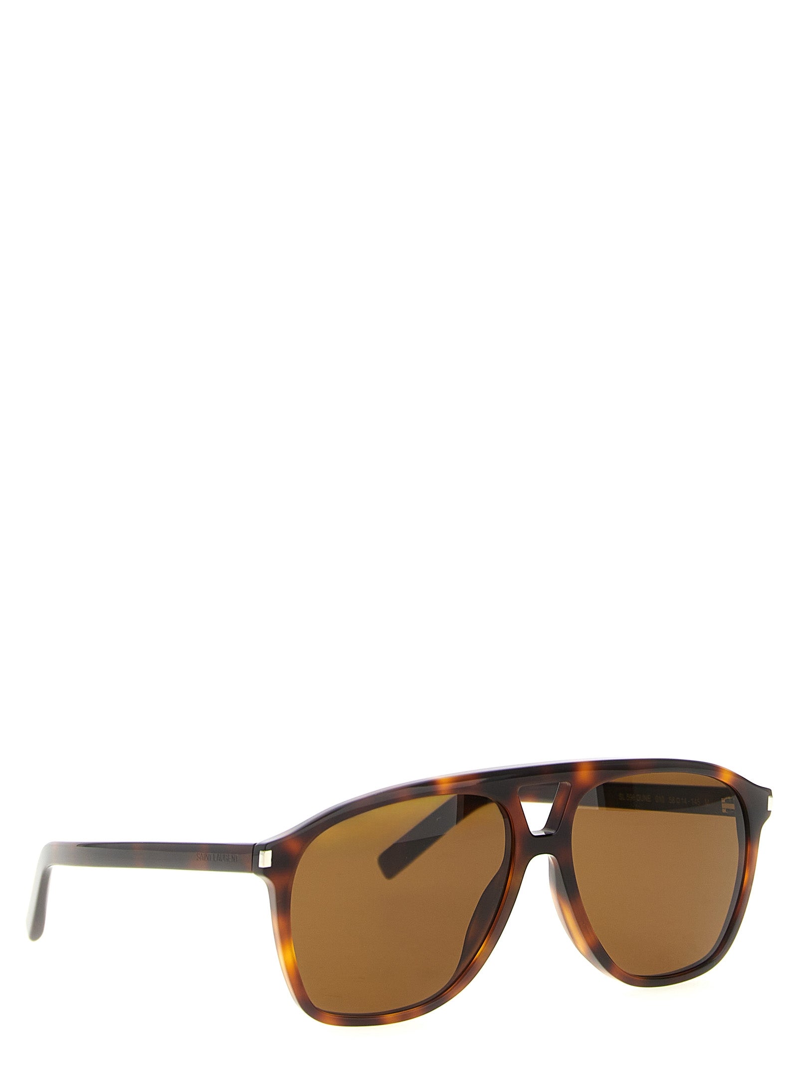 Saint Laurent Braune Sonnenbrille aus Acetat