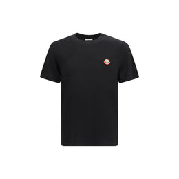 Moncler Schwarzes Baumwoll-T-Shirt