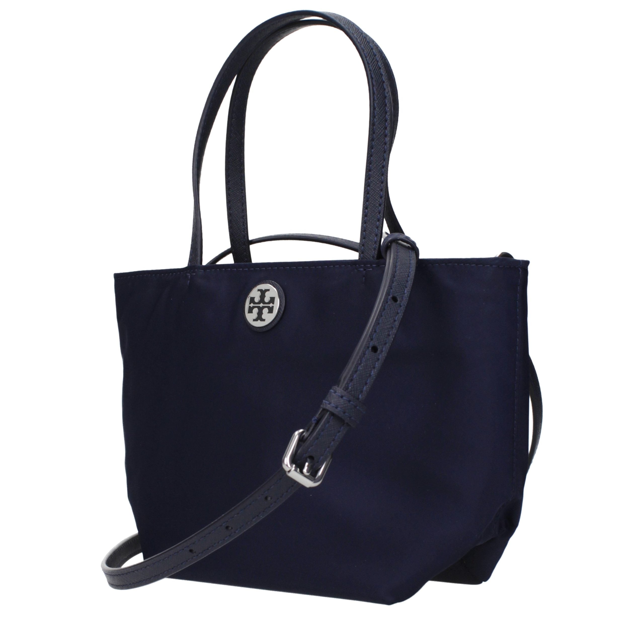 Tory Burch Blaue Nylon-Handtasche
