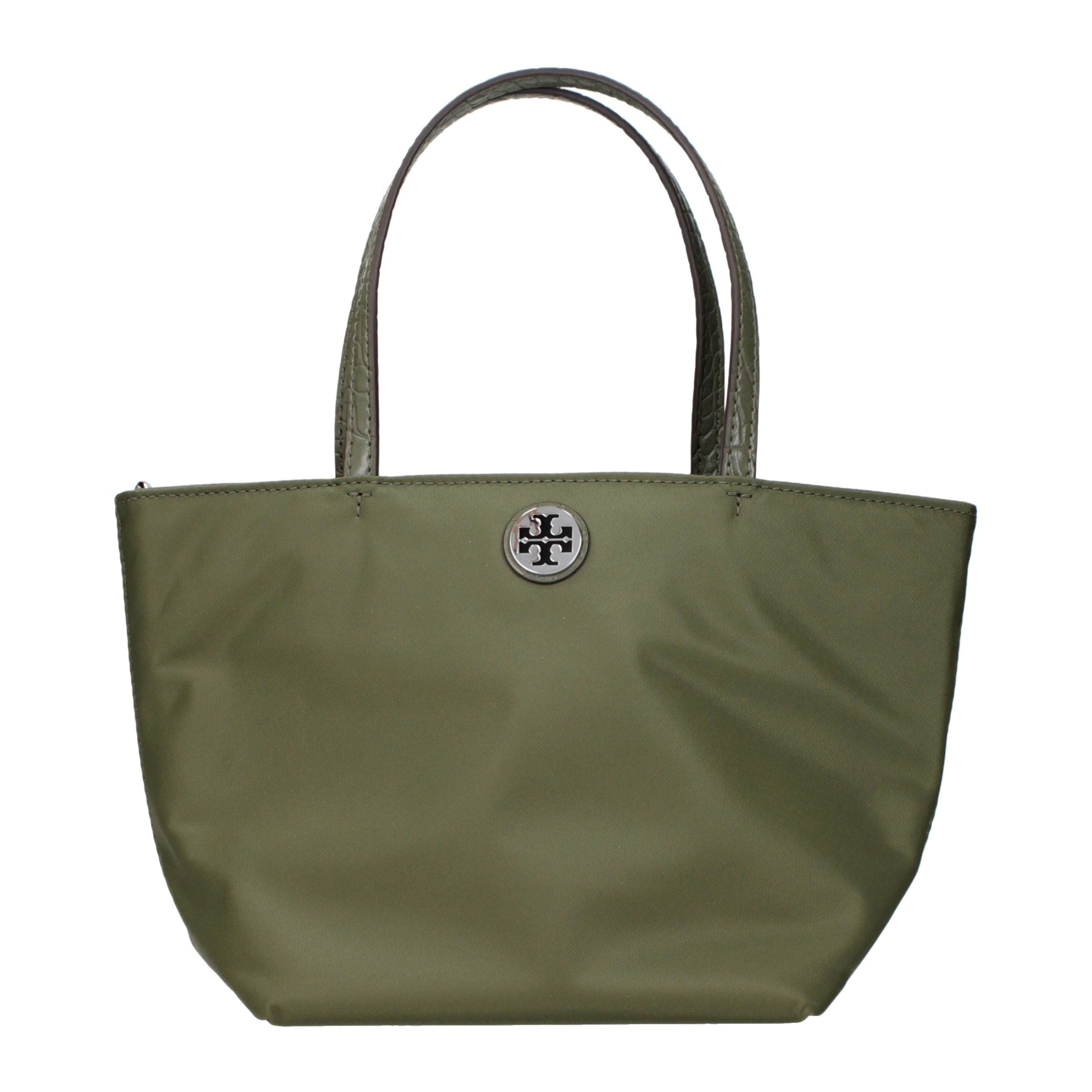 Tory Burch Grüne Nylon-Handtasche